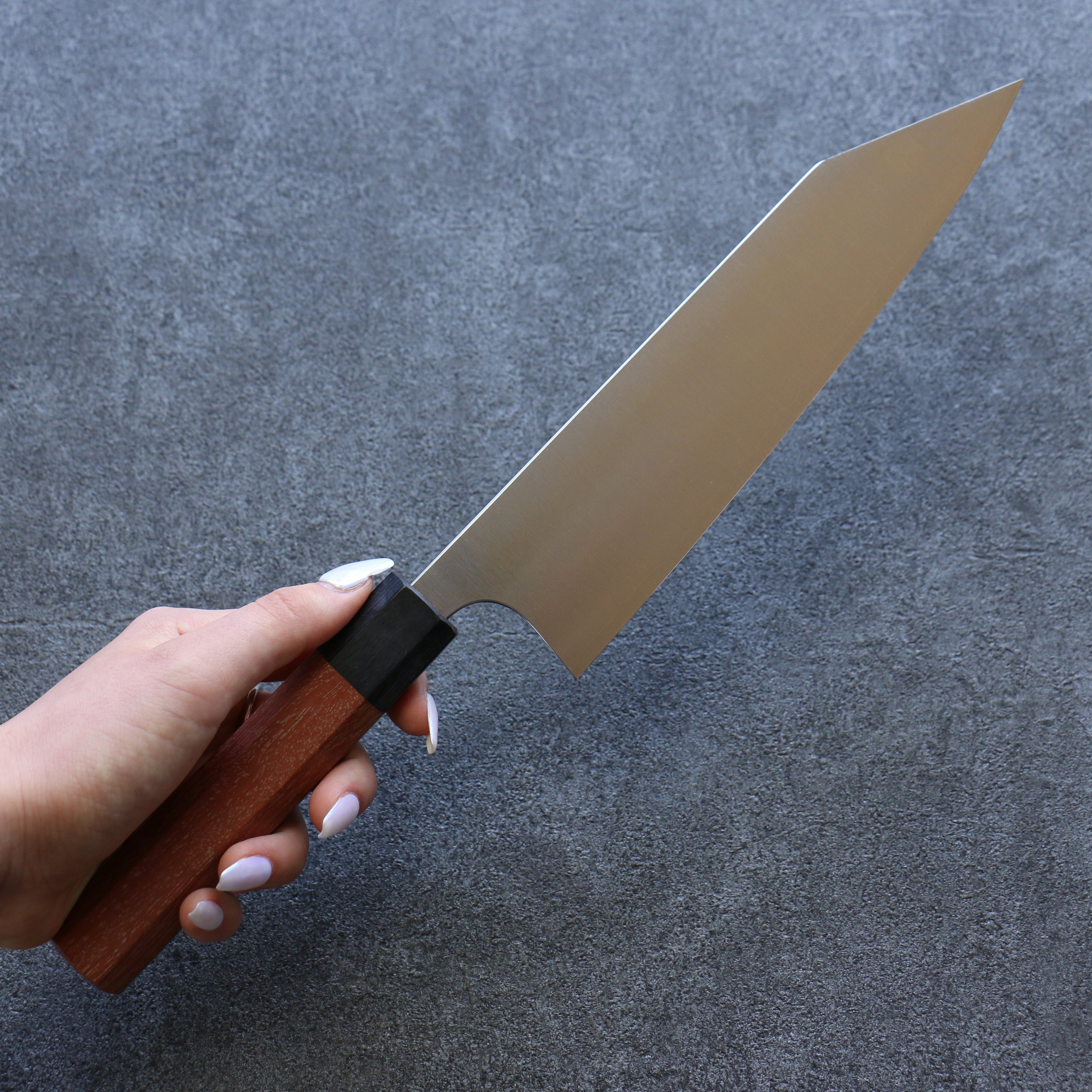 Shibata Takayuki Koutetsu Battleship SG2 Gyuto 190mm Jarrah Handle - Seisuke Knife