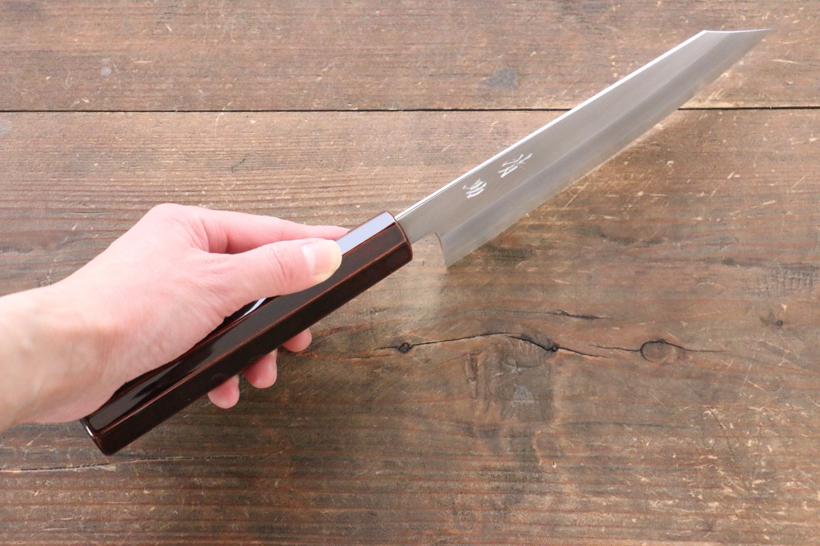 Seisuke Silver Steel No.3 Bunka 165mm Wood(Lacquered) Handle - Seisuke Knife