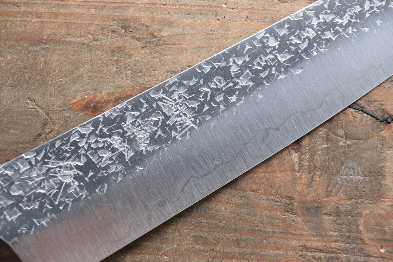 Yu Kurosaki Shizuku SG2 Hammered Gyuto 210mm with Lacquered Handle - Seisuke Knife