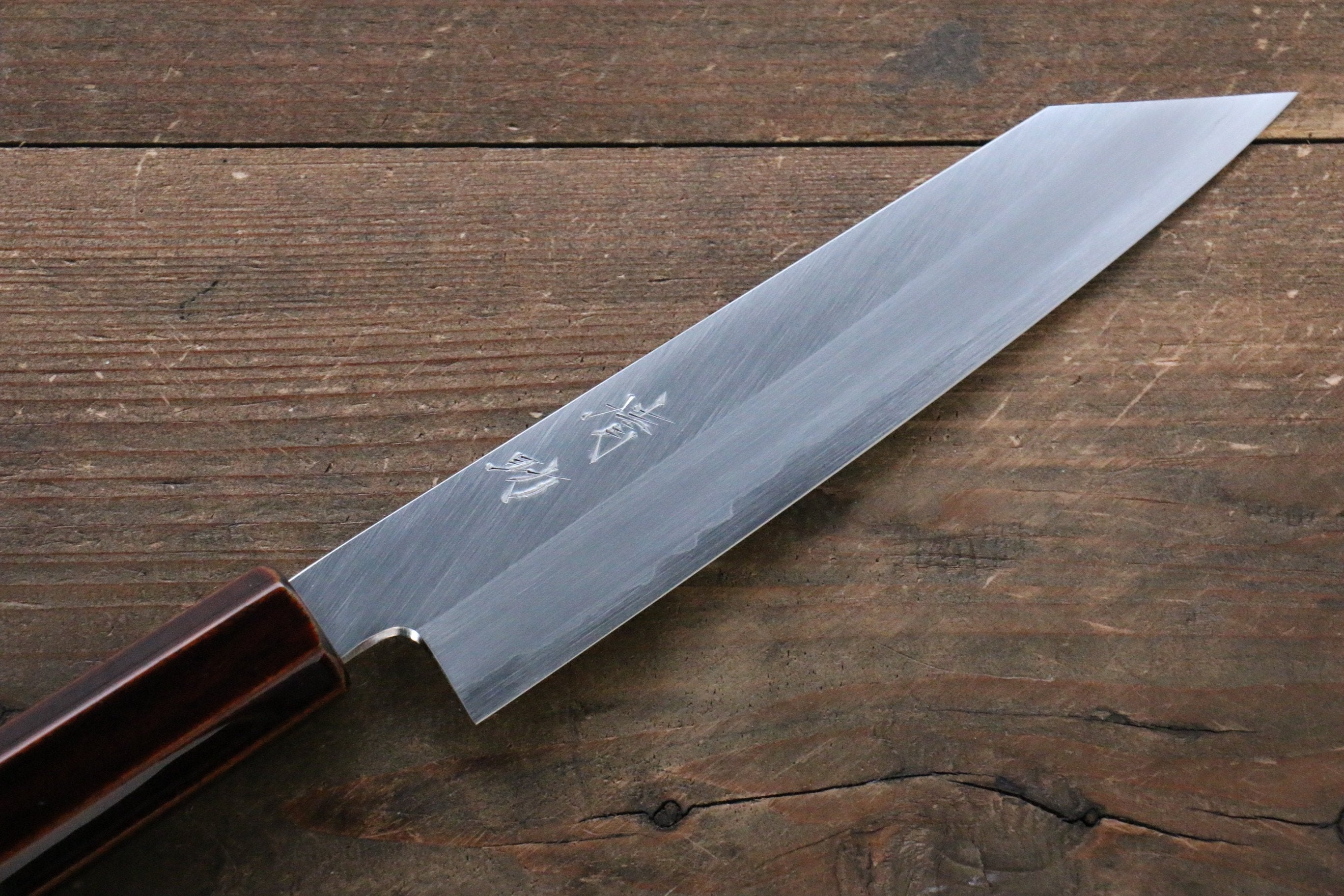 Seisuke Silver Steel No.3 Kiritsuke Petty-Utility 150mm Lacquered Wood Handle - Seisuke Knife