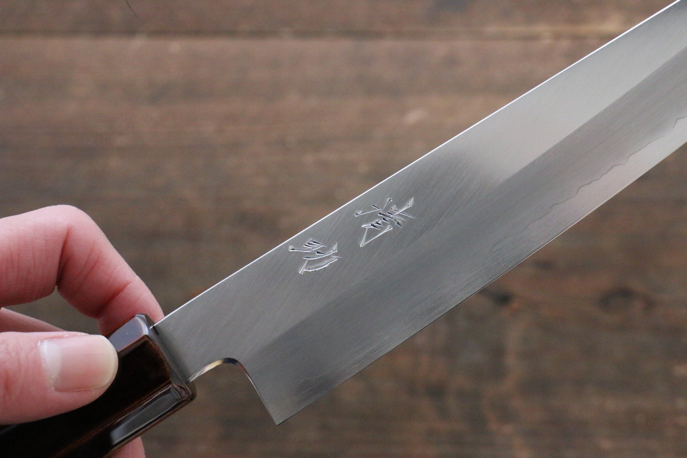 Seisuke Silver Steel No.3 Kiritsuke Petty-Utility 150mm Lacquered Wood Handle - Seisuke Knife