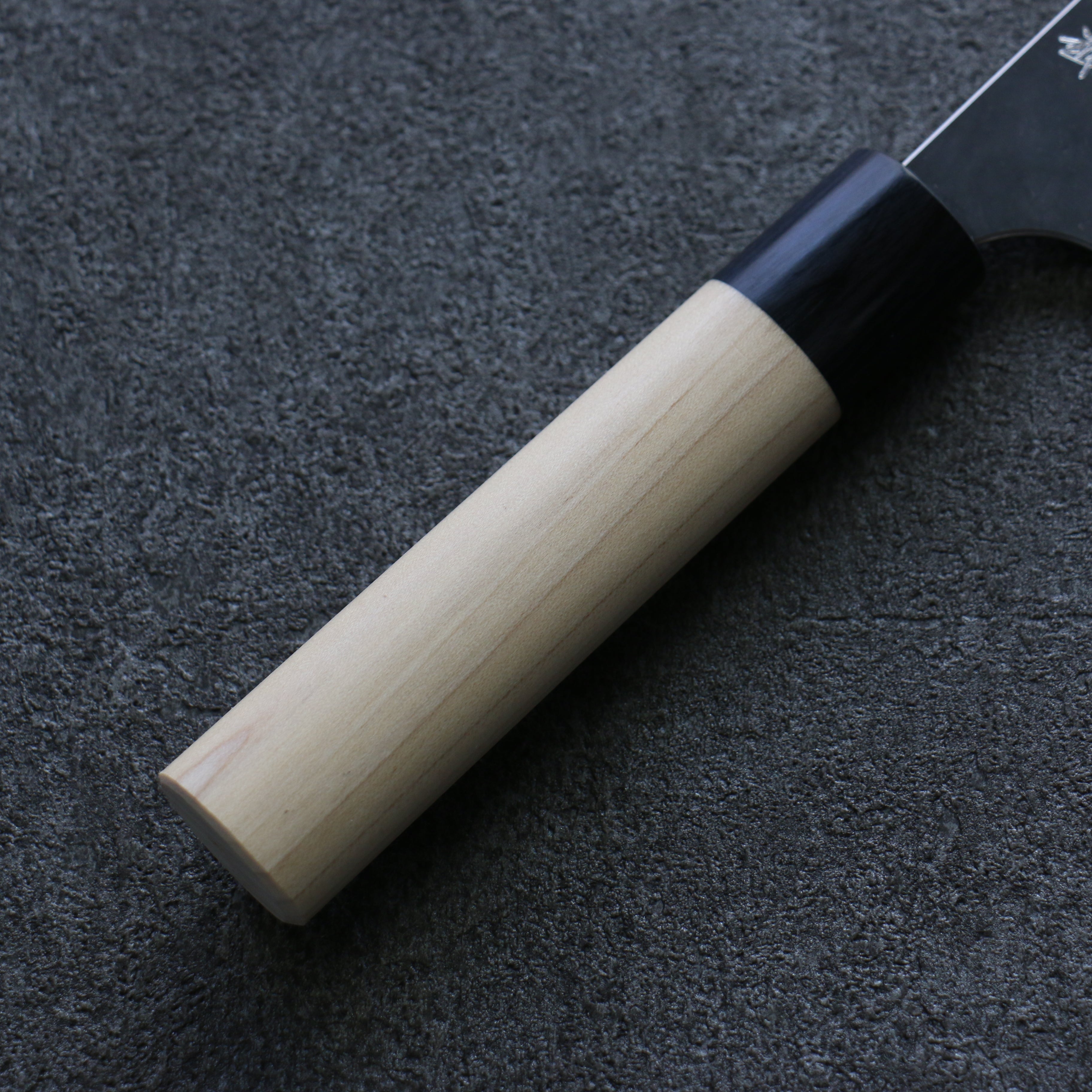 Yoshimi Kato White Steel Black Gyuto 210mm Magnolia Handle - Seisuke Knife