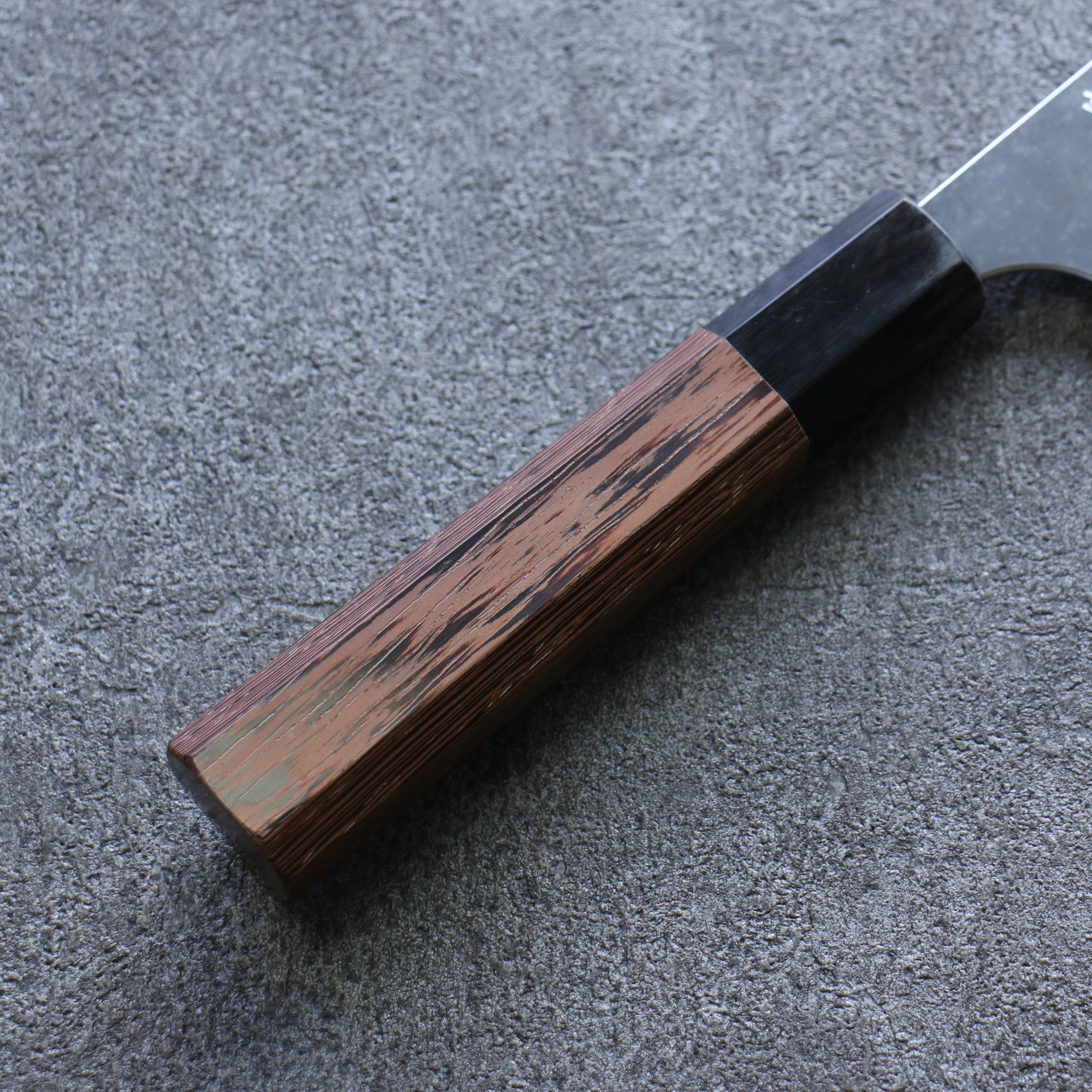 Yoshimi Kato White Steel Black Gyuto 210mm Wenge Handle - Seisuke Knife