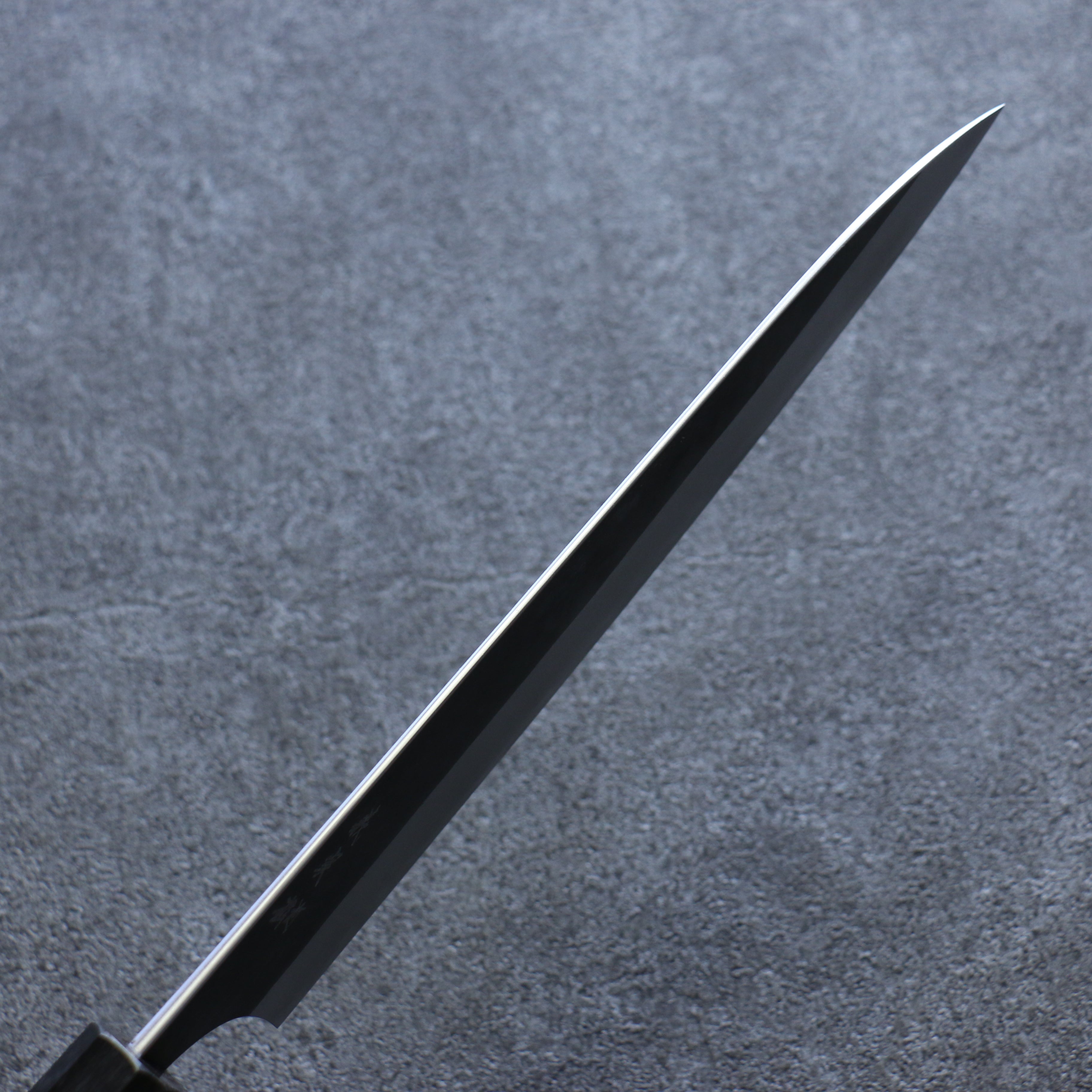 Yoshimi Kato White Steel Black Gyuto 210mm Wenge Handle - Seisuke Knife