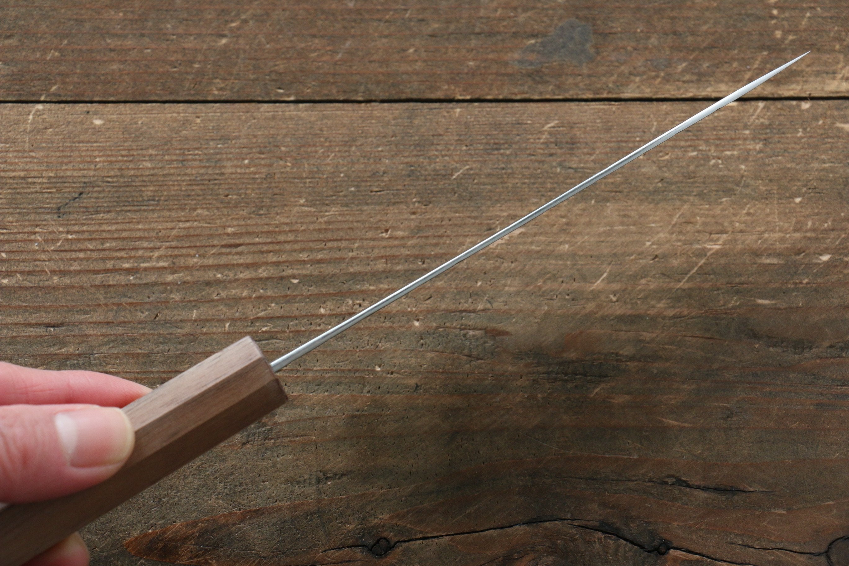 Yu Kurosaki Raijin Cobalt Special Steel Hammered Petty-Utility 120mm Walnut Handle - Seisuke Knife