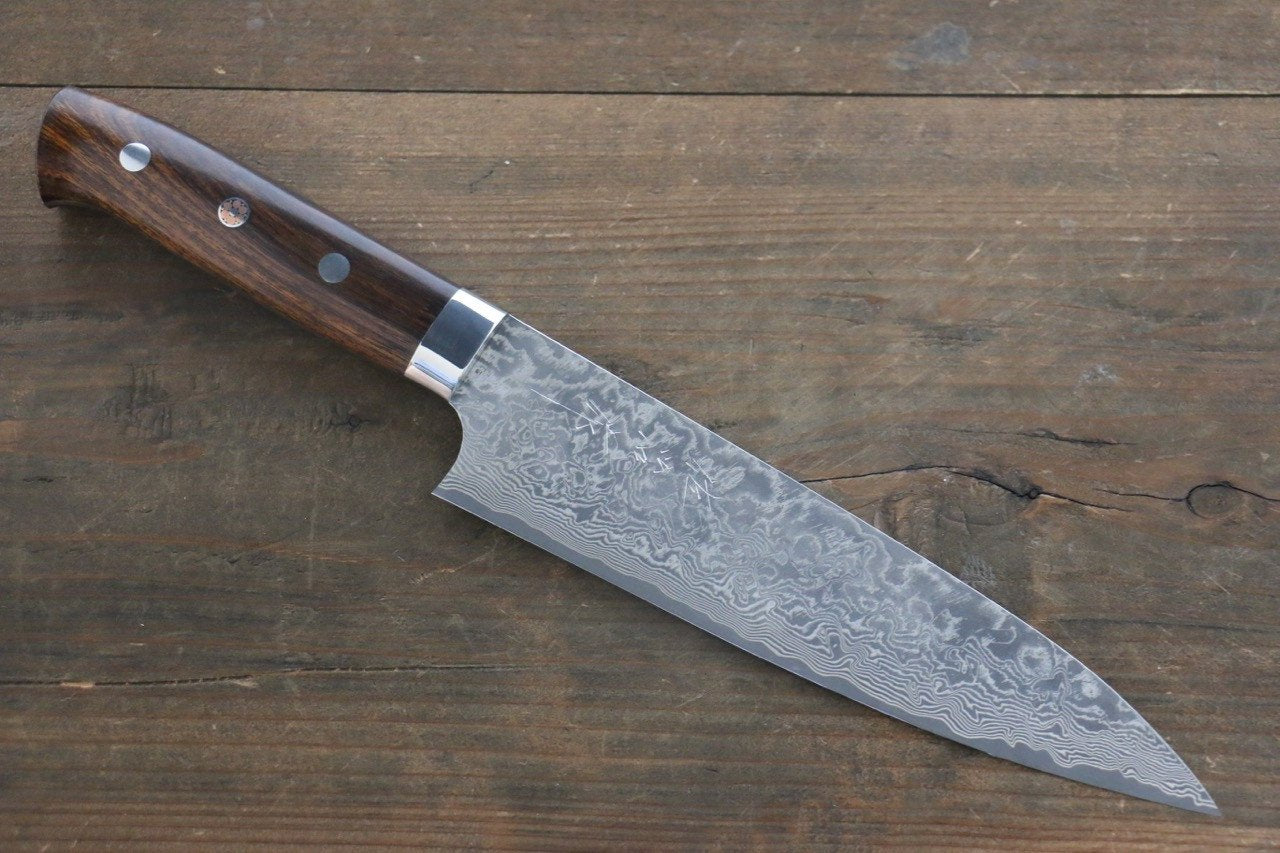 Takeshi Saji SG2 Diamond Finish Gyuto 180mm Ironwood Handle - Seisuke Knife