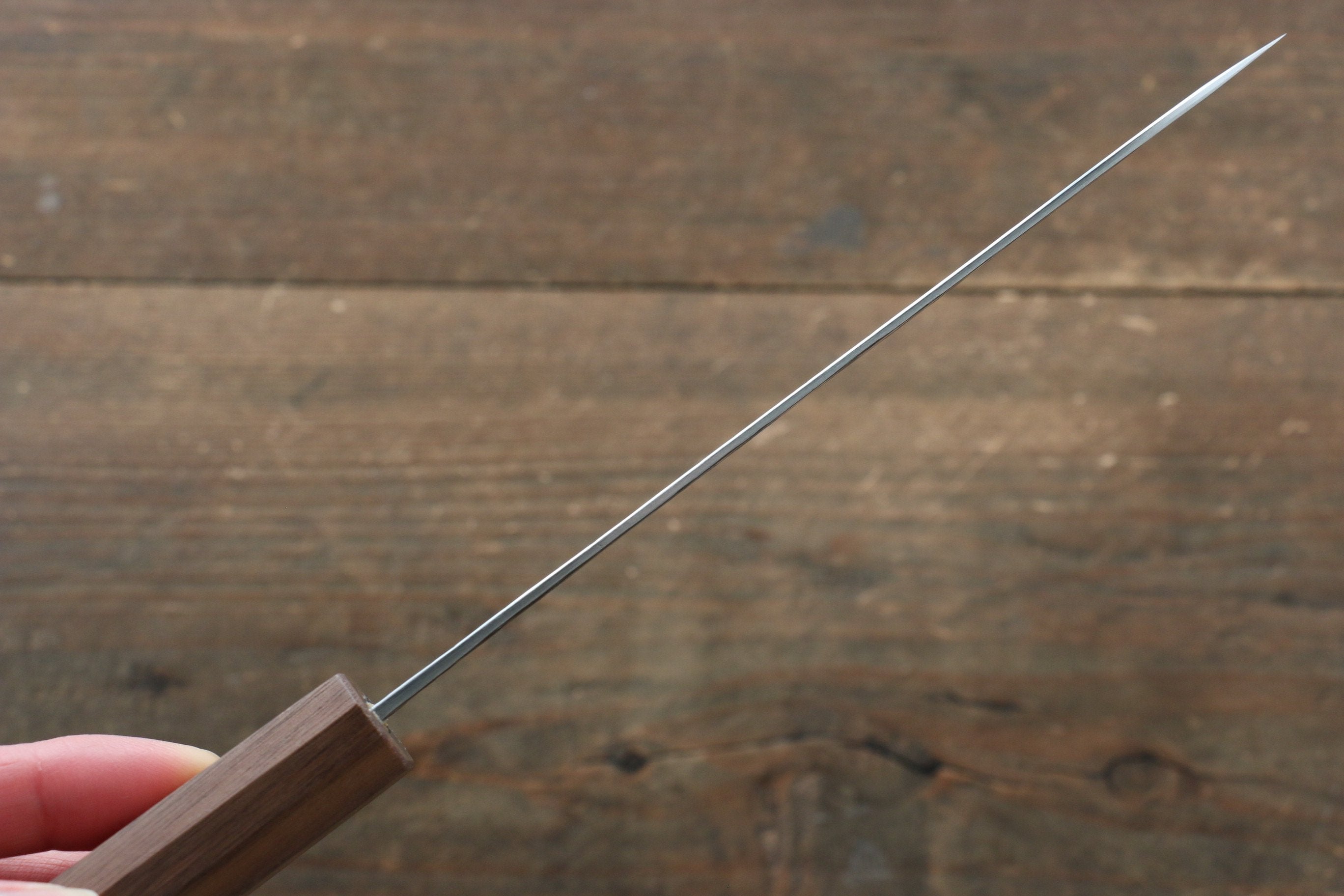 Yu Kurosaki Raijin Cobalt Special Steel Hammered Petty-Utility 150mm Walnut Handle - Seisuke Knife