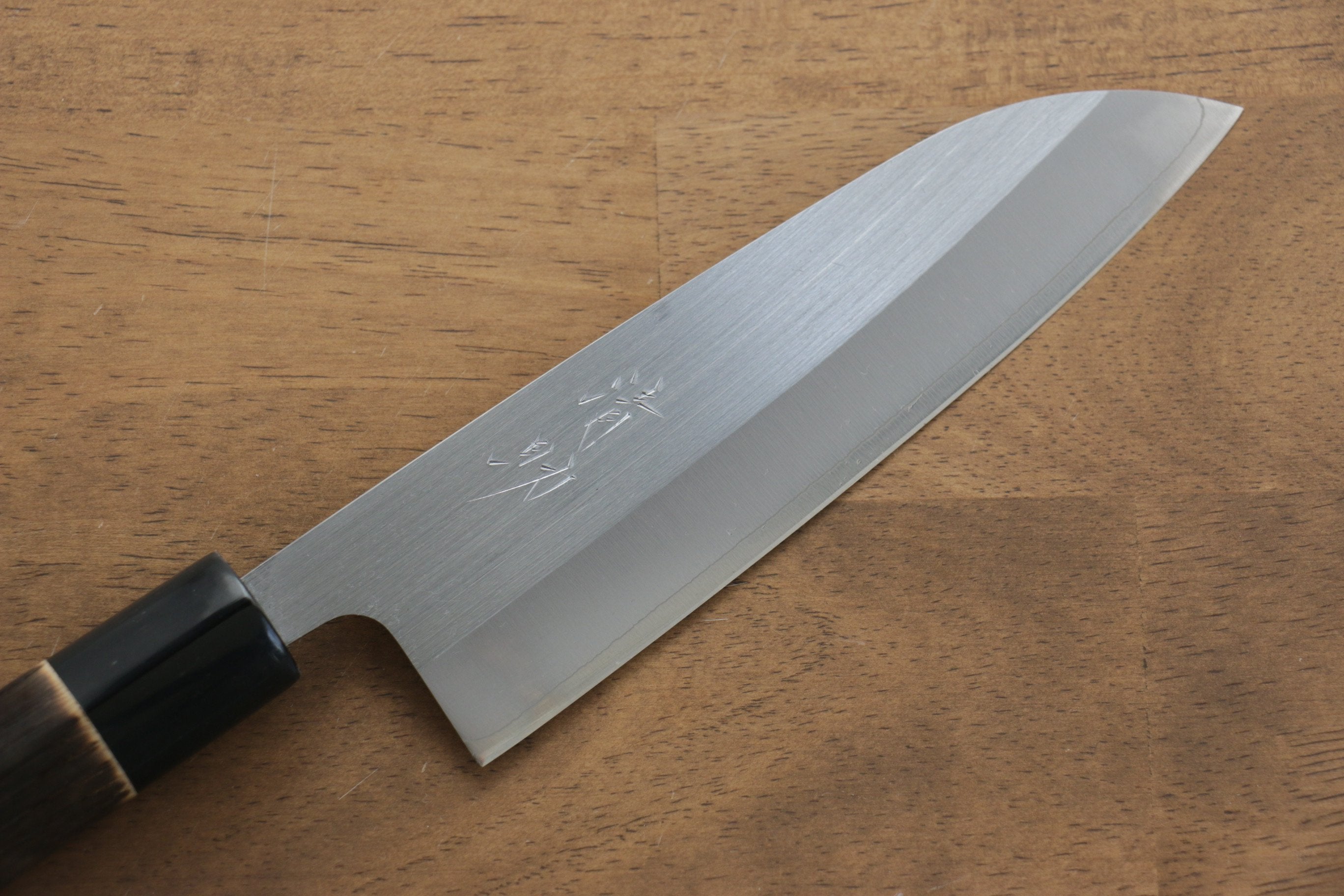 Seisuke SRS13 Santoku 165mm Burnt Chestnut Handle - Seisuke Knife