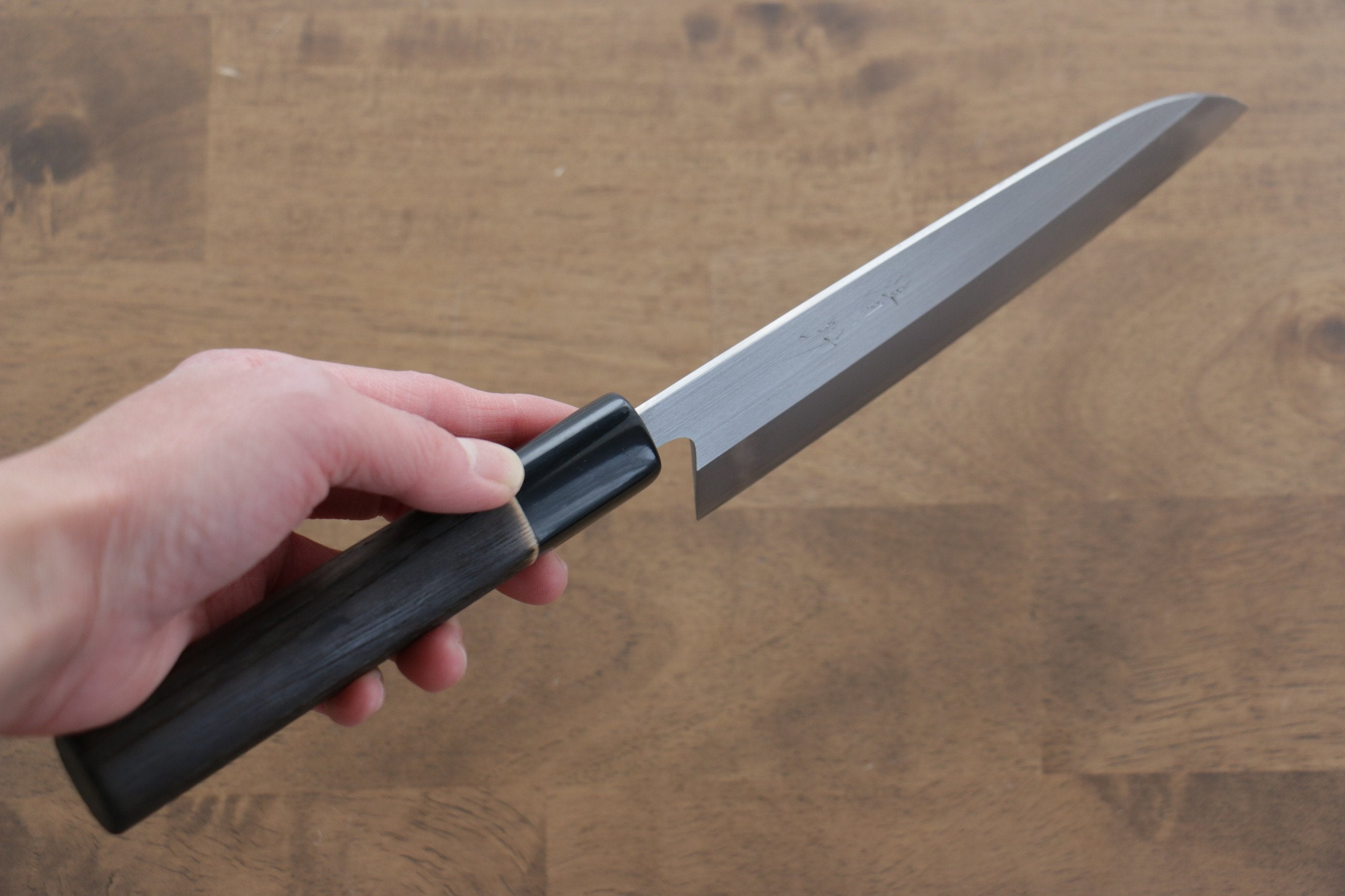 Seisuke SRS13 Santoku 165mm Burnt Chestnut Handle - Seisuke Knife