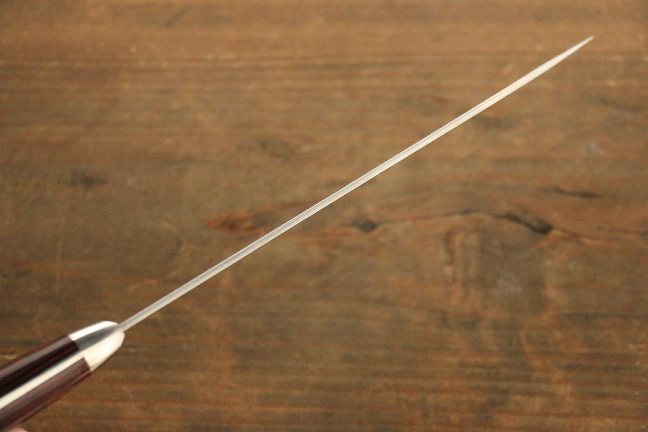 Yoshimi Kato Blue Super Clad Kurouchi Gyuto Japanese Chef Knife 180mm - Seisuke Knife