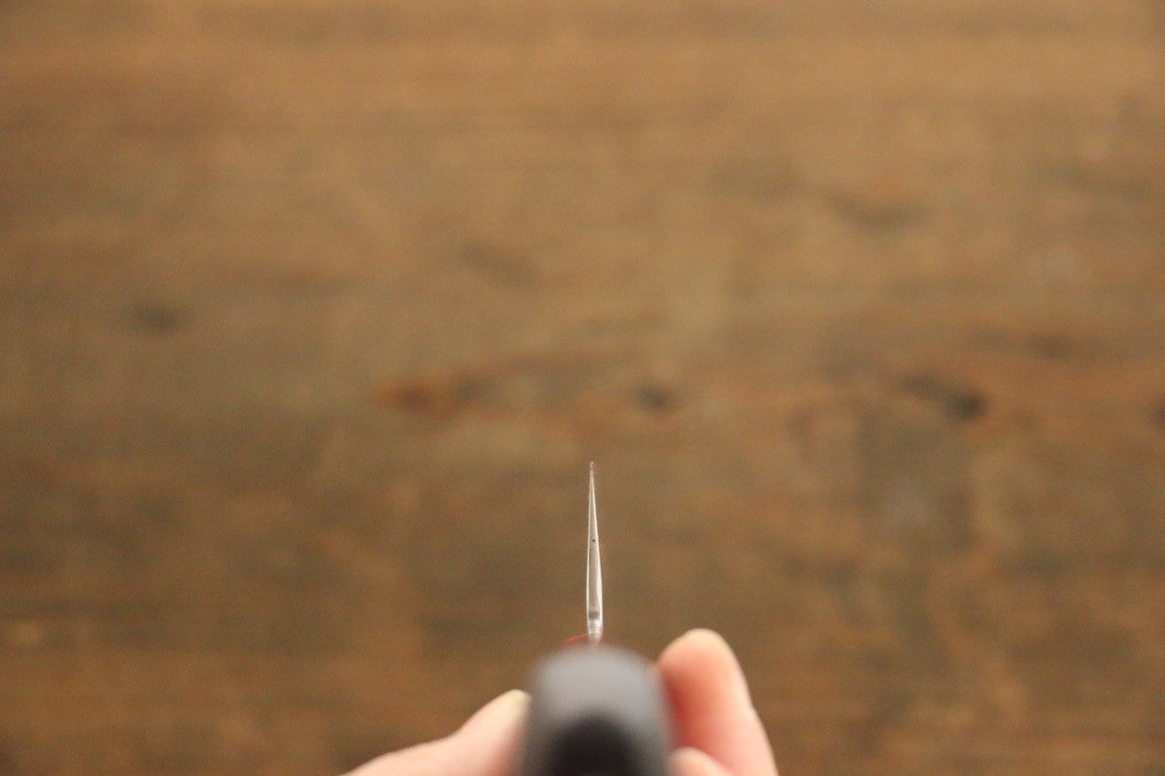 Yoshimi Kato Blue Super Clad Kurouchi Gyuto Japanese Chef Knife 180mm - Seisuke Knife