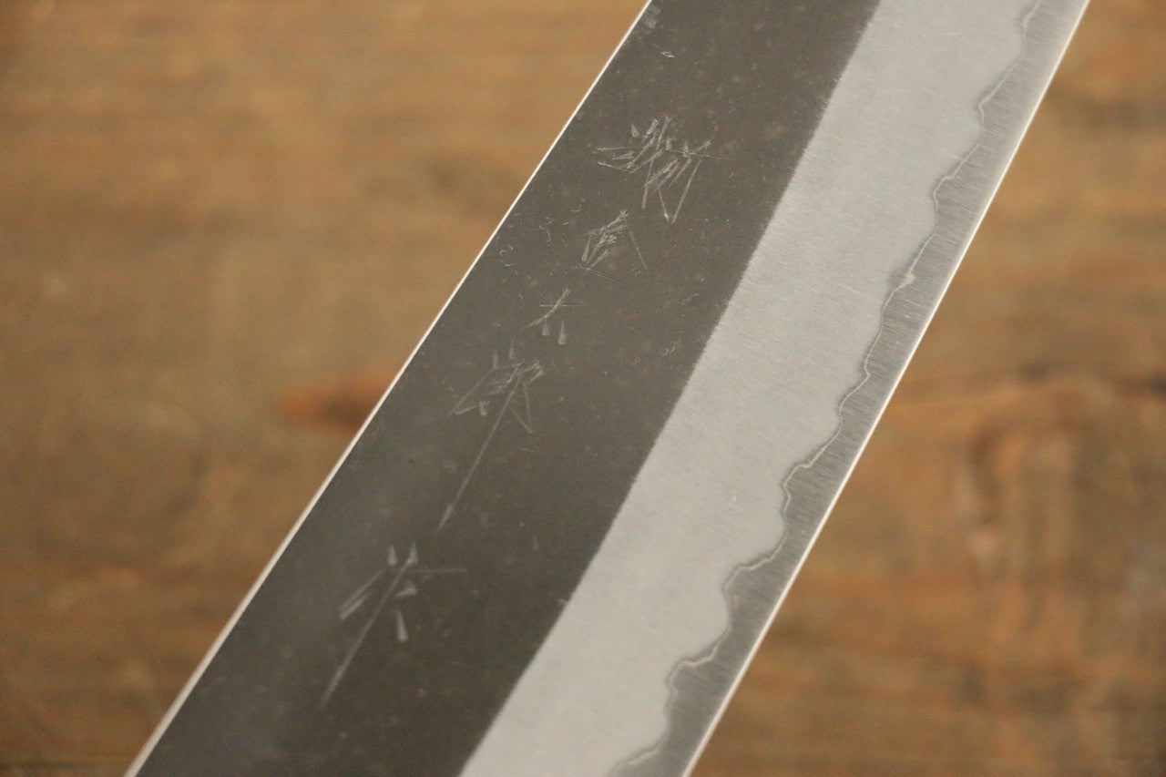 Yoshimi Kato Blue Super Clad Kurouchi Gyuto Japanese Chef Knife 210mm - Seisuke Knife