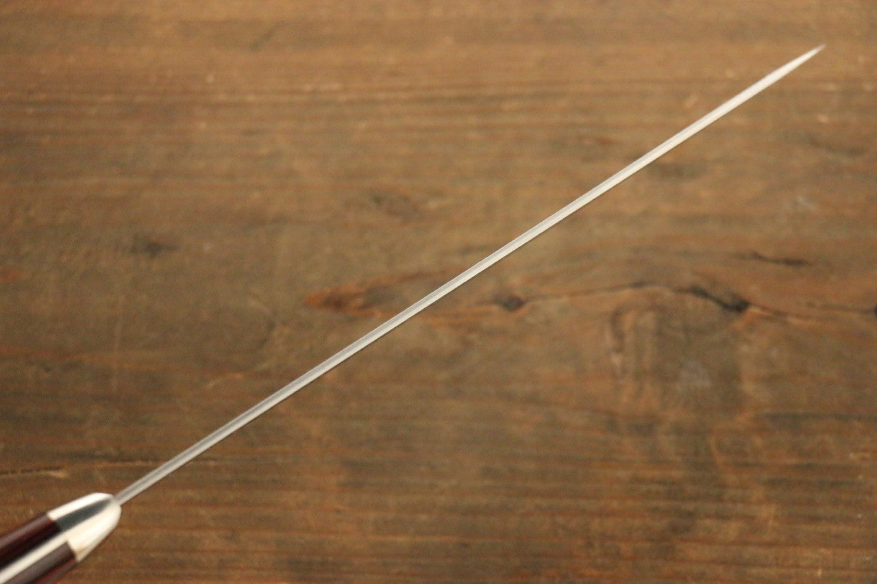 Yoshimi Kato Blue Super Clad Kurouchi Gyuto Japanese Chef Knife 210mm - Seisuke Knife