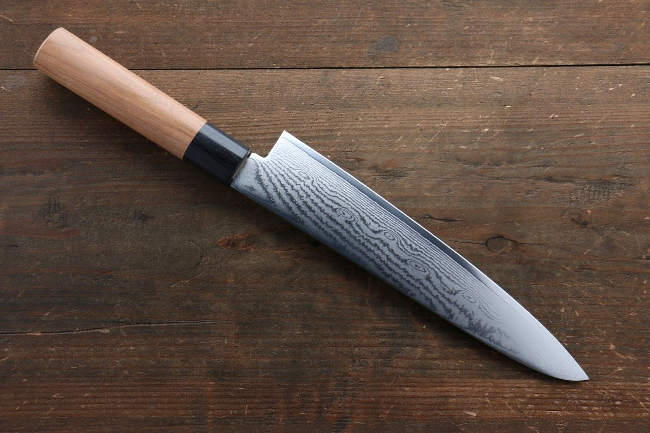 Seisuke VG10 63 Layer Damascus Gyuto 210mm Cherry Tree Handle - Seisuke Knife