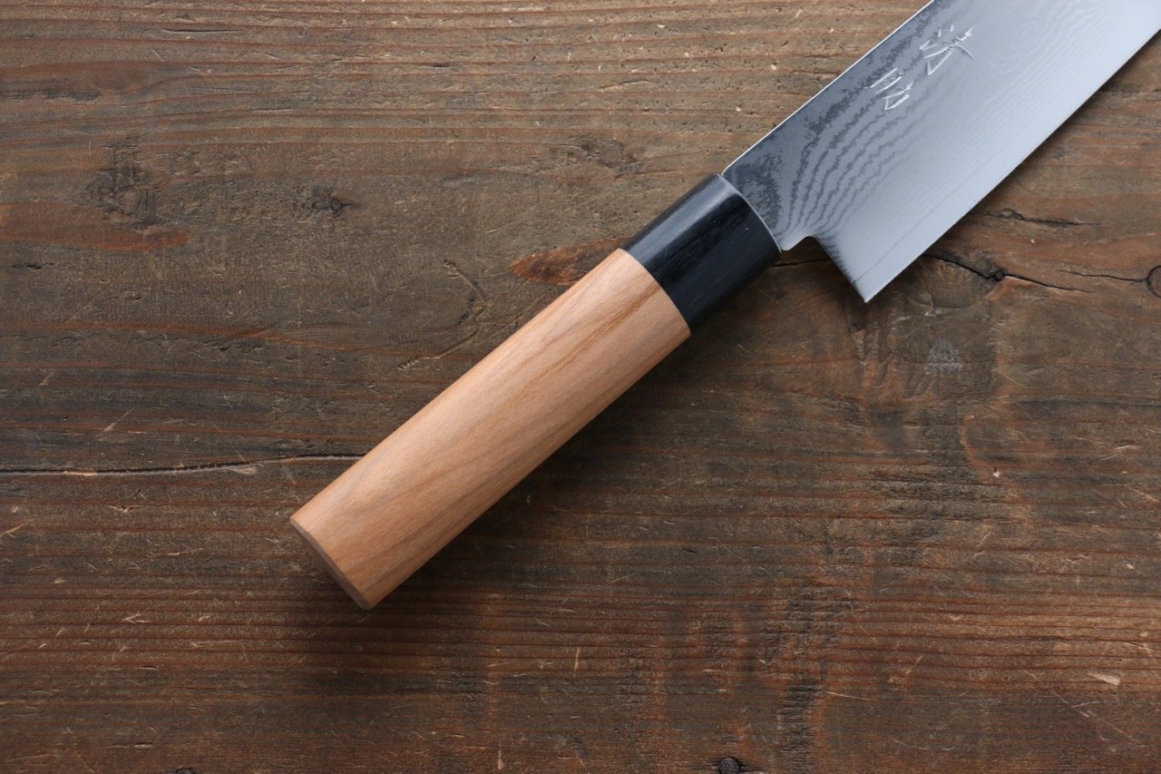 Seisuke VG10 63 Layer Damascus Gyuto 210mm Cherry Tree Handle - Seisuke Knife