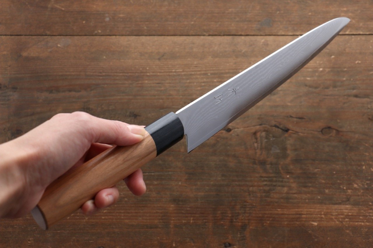 Seisuke VG10 63 Layer Damascus Gyuto 210mm Cherry Tree Handle - Seisuke Knife