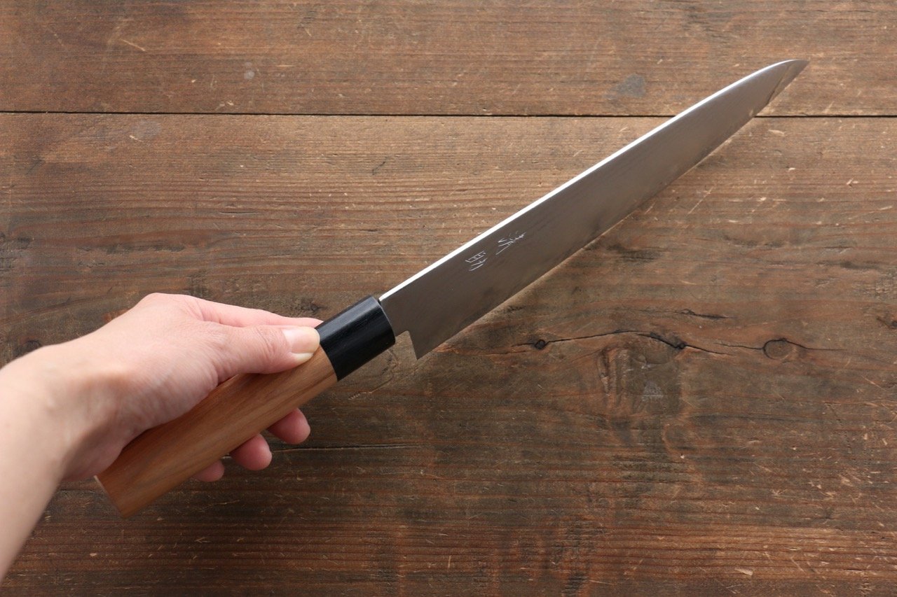 Seisuke VG10 63 Layer Damascus Gyuto 210mm Cherry Tree Handle - Seisuke Knife