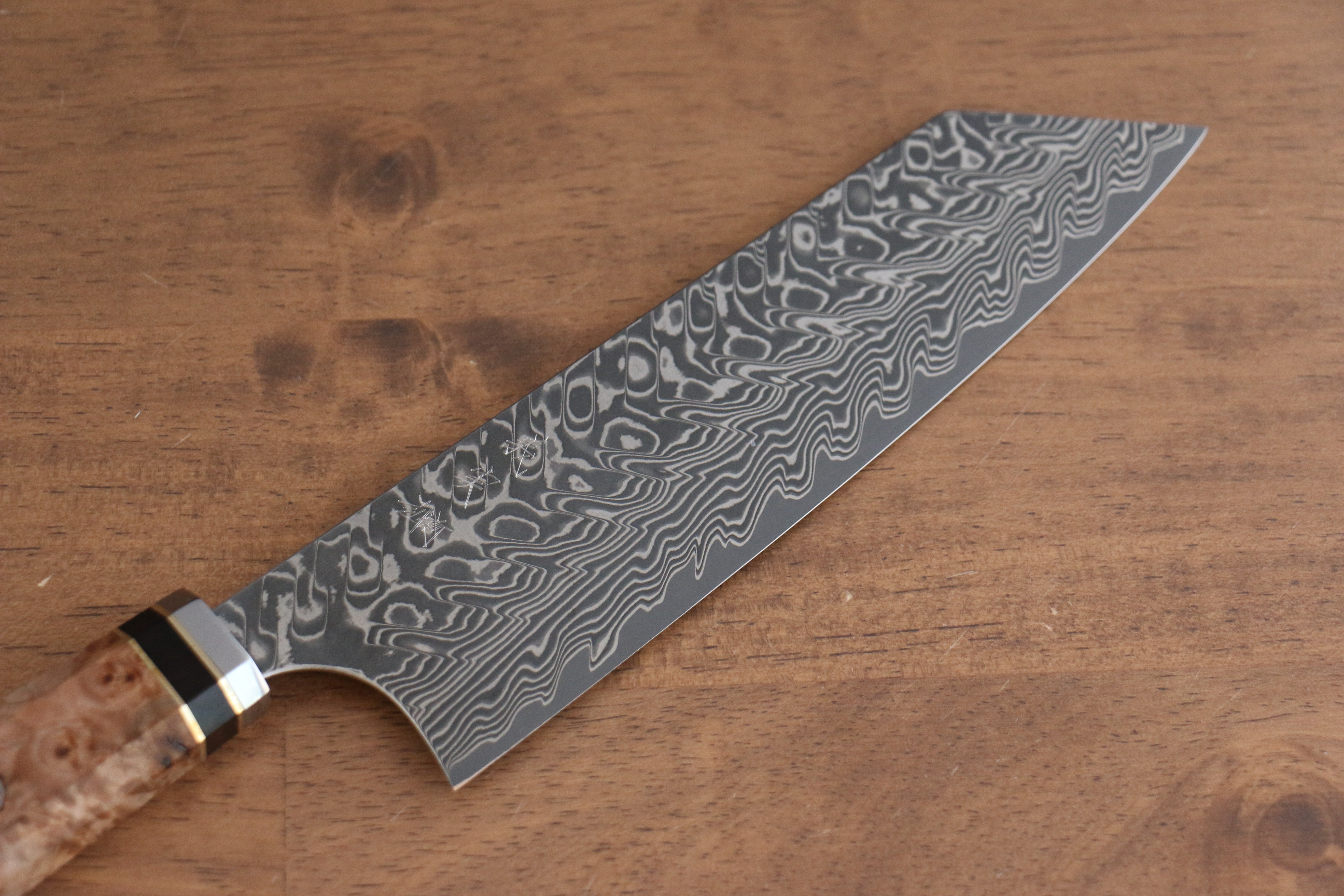 Yoshimi Kato SG2 Damascus Bunka 165mm Resin Handle - Seisuke Knife