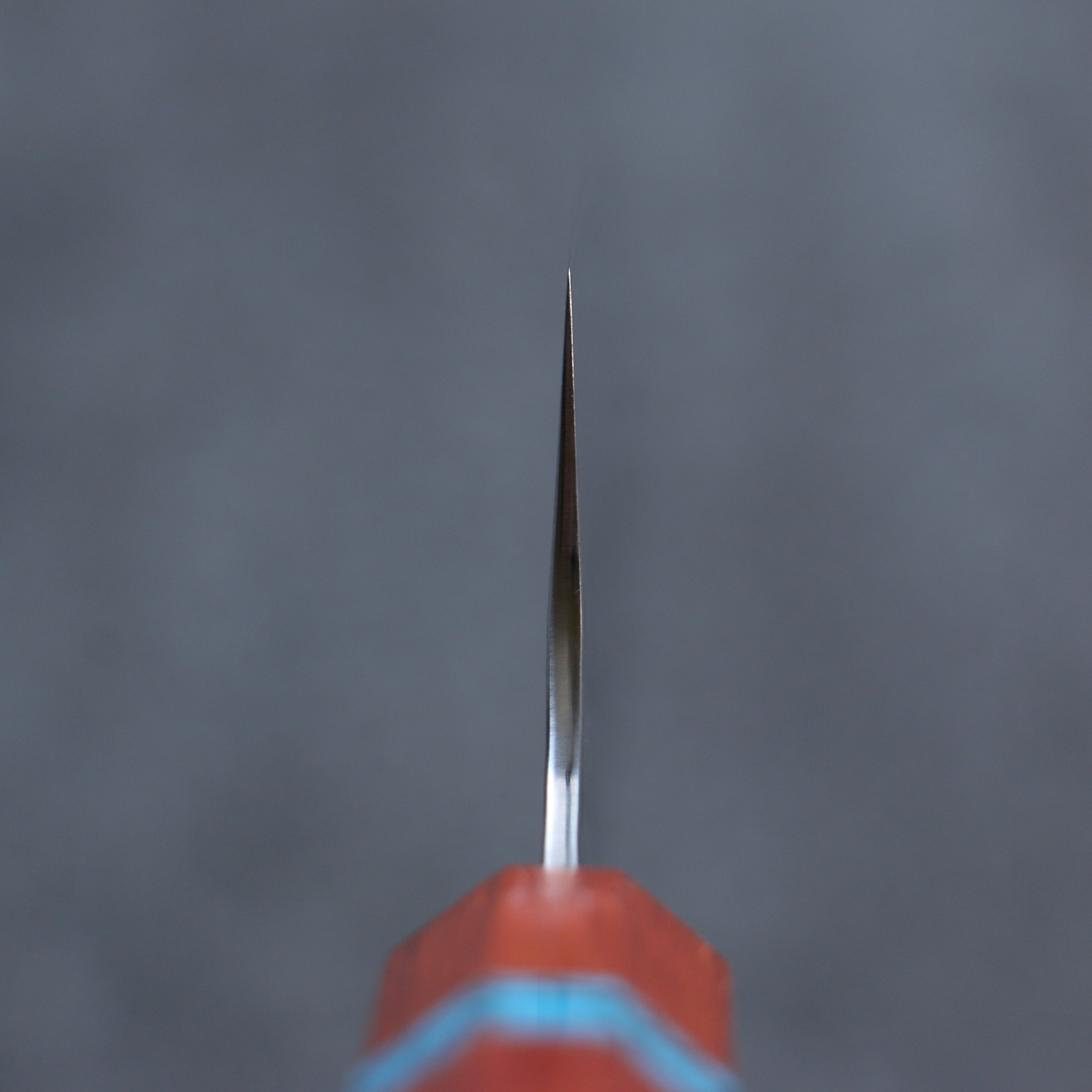 Yu Kurosaki Senko Ei SG2 Hammered Santoku 165mm Padoauk(Turquoise Ring) Handle - Seisuke Knife