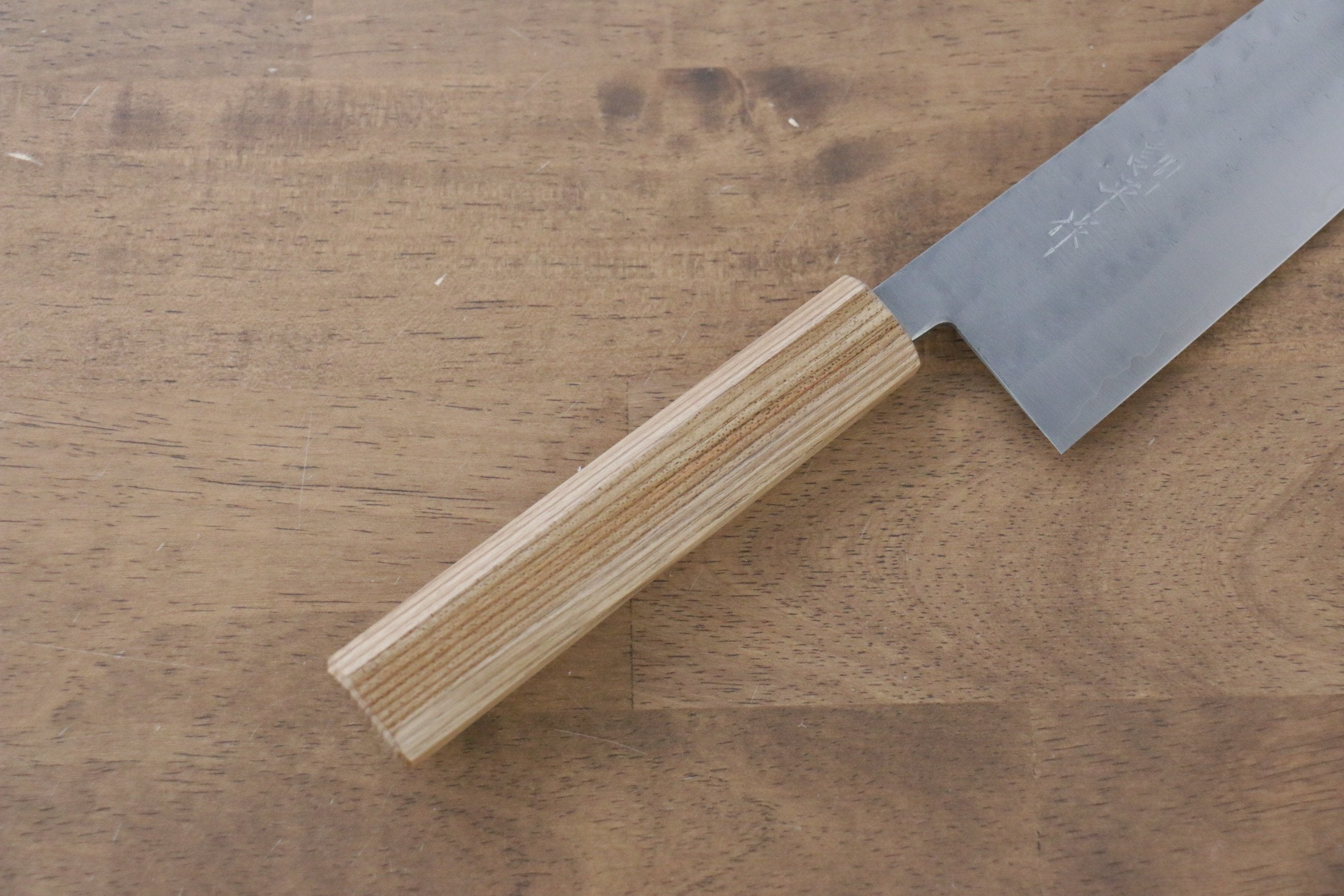 Kunihira VG1 Hammered Santoku 170mm Enju Handle - Seisuke Knife