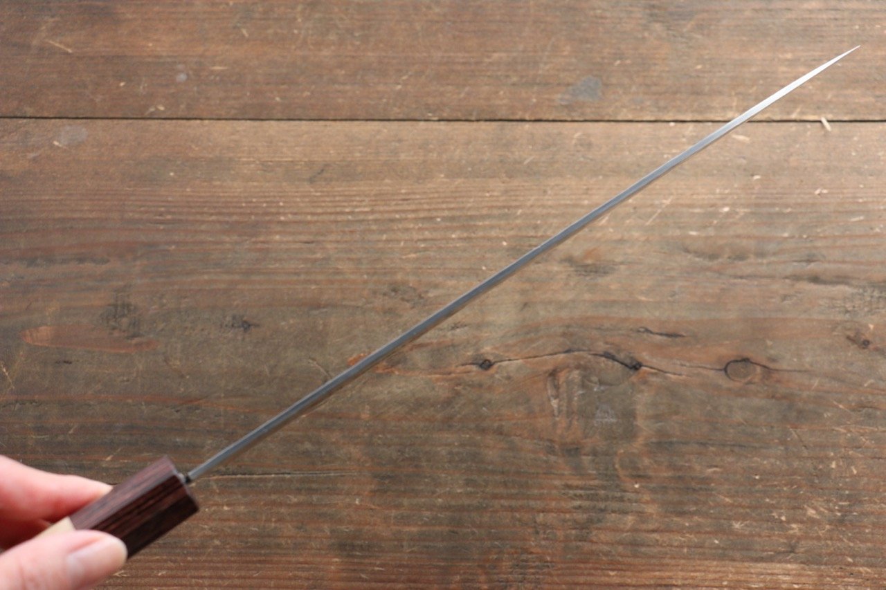 Sakai Takayuki VG10 33 Layer Damascus Gyuto Chef Knife 240mm with Keyaki Handle (Japanese Elm) - Seisuke Knife