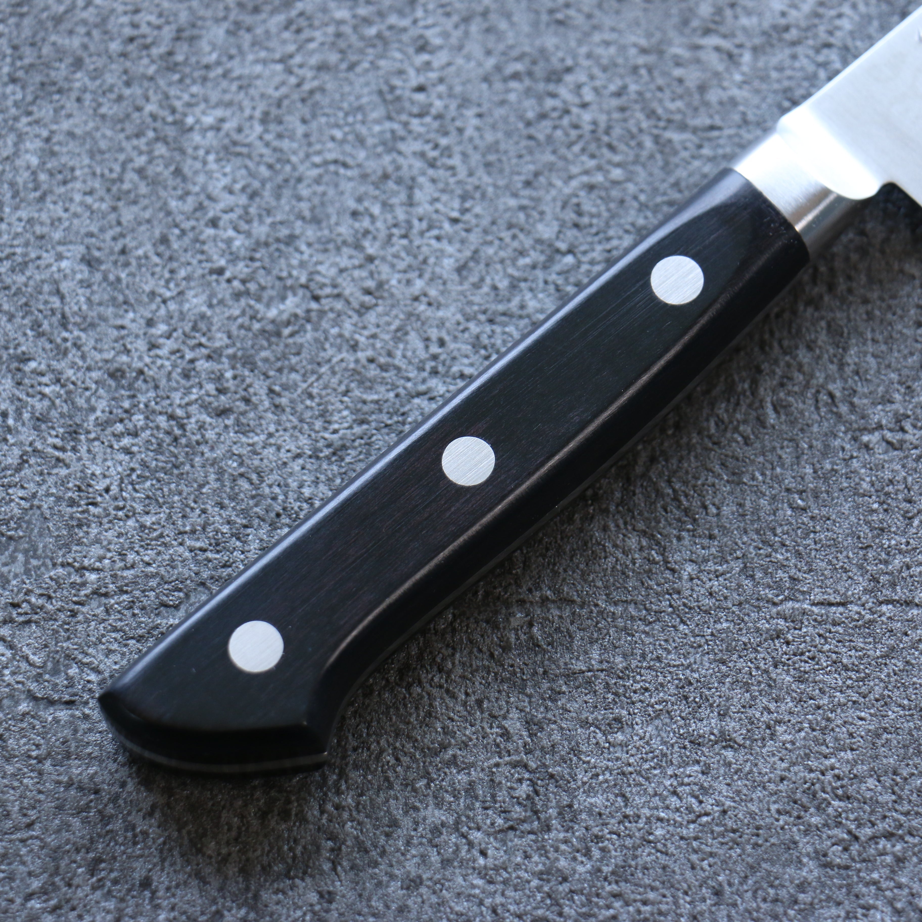 Seisuke VG10 Damascus Petty-Utility 120mm Black Pakka wood Handle - Seisuke Knife