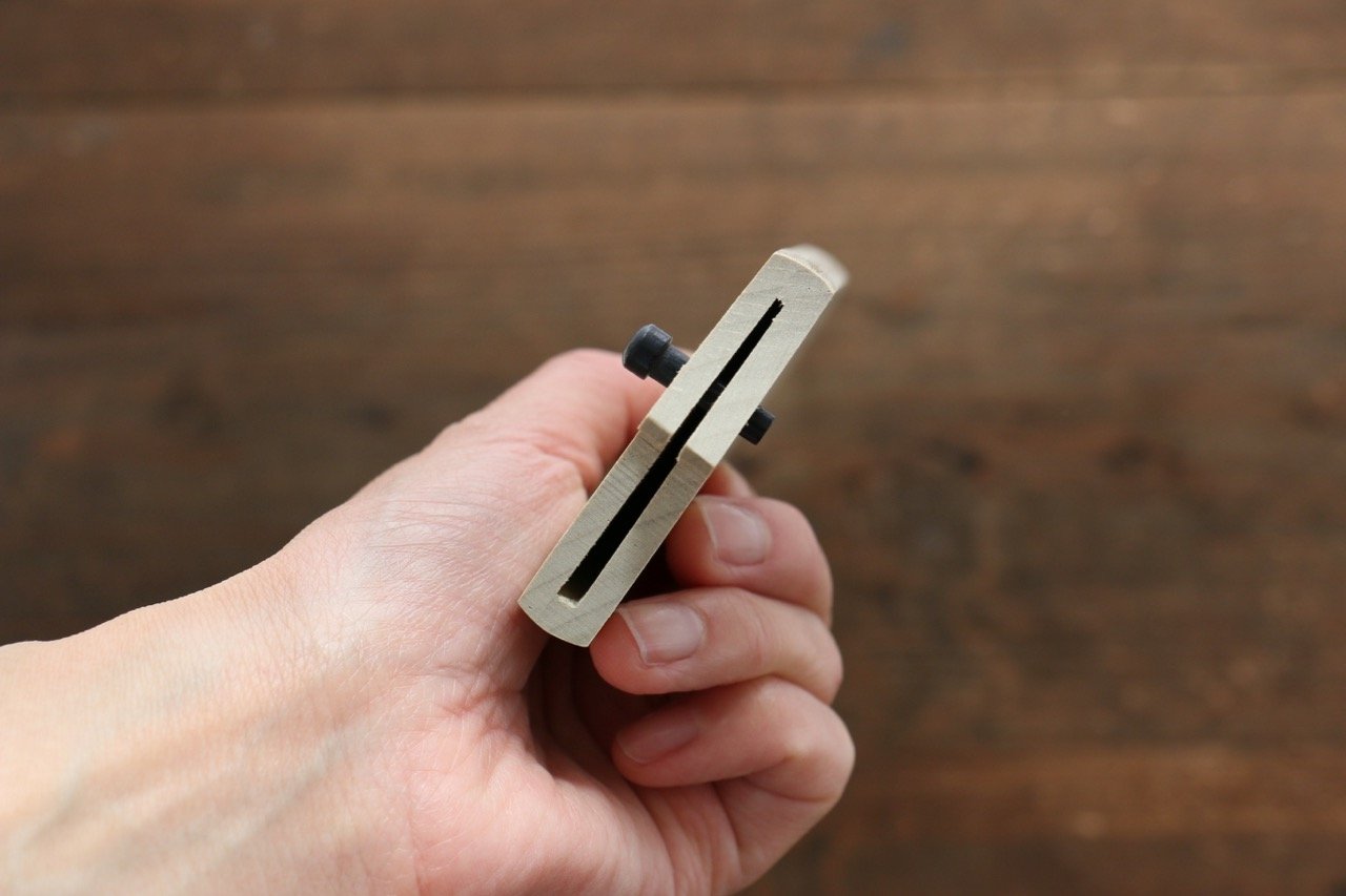 Magnolia Saya Sheath for Sujihiki Knife with Plywood Pin - 300mm - Seisuke Knife