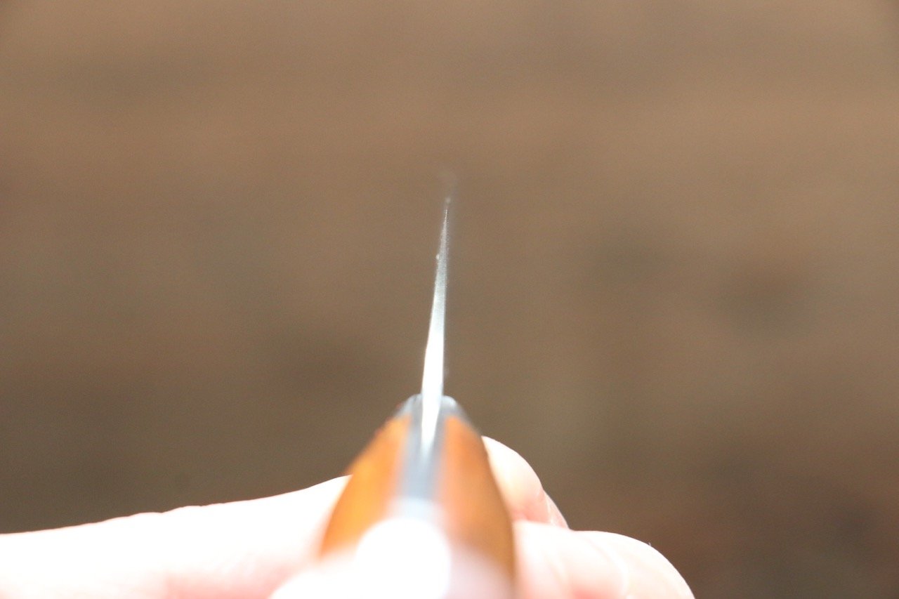 Takeshi Saji SG2 Black Damascus Petty-Utility 150mm Ironwood Handle - Seisuke Knife
