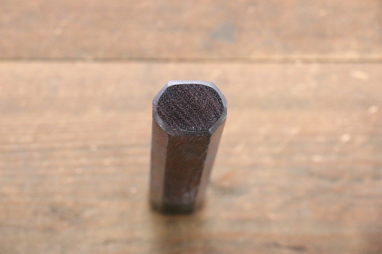 Octagonal Shitan Rosewood Knife Handle (Gyuto 240mm) - Seisuke Knife