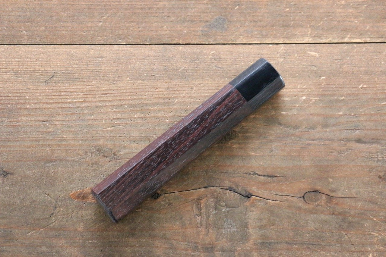 Octagonal Shitan Rosewood Knife Handle (Gyuto 210mm) - Seisuke Knife