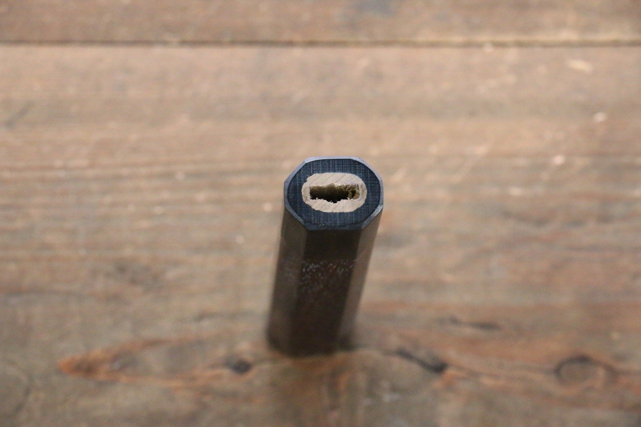 Octagonal Shitan Rosewood Knife Handle (Gyuto 210mm) - Seisuke Knife