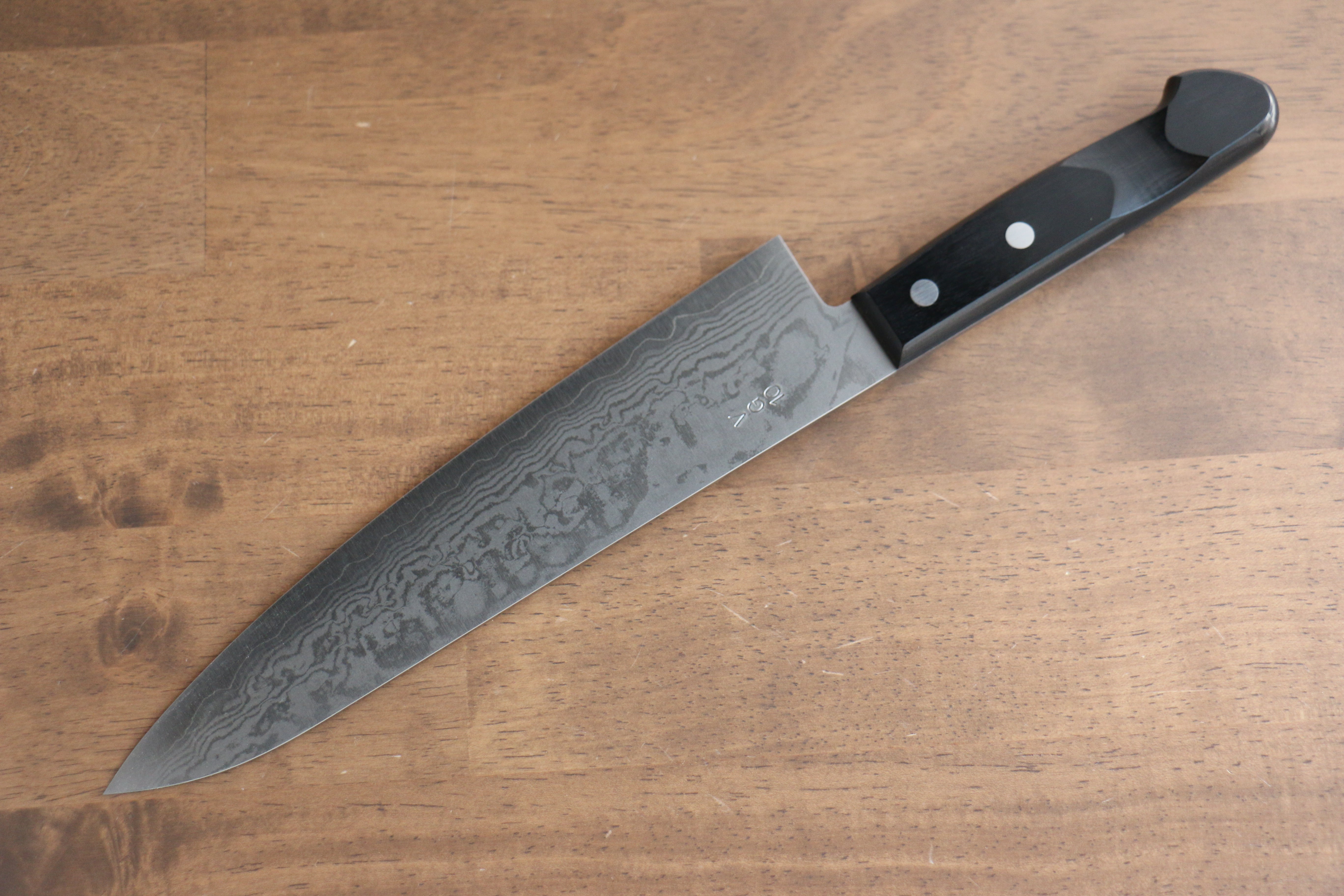 Nao Yamamoto VG10 Damascus Gyuto 210mm Black Pakka wood Handle - Seisuke Knife