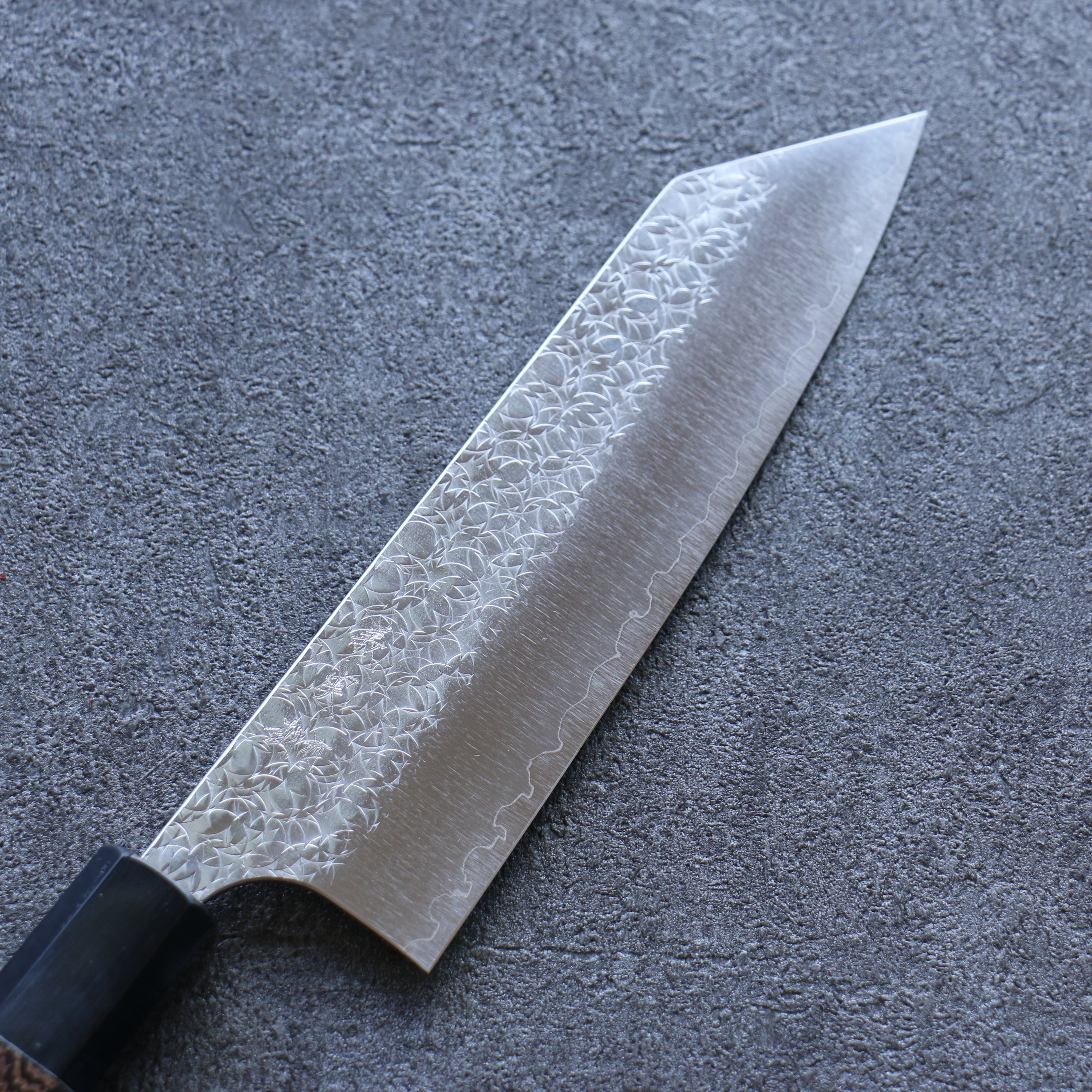 Yoshimi Kato Minamo SG2 Hammered Bunka 170mm Wenge Handle - Seisuke Knife