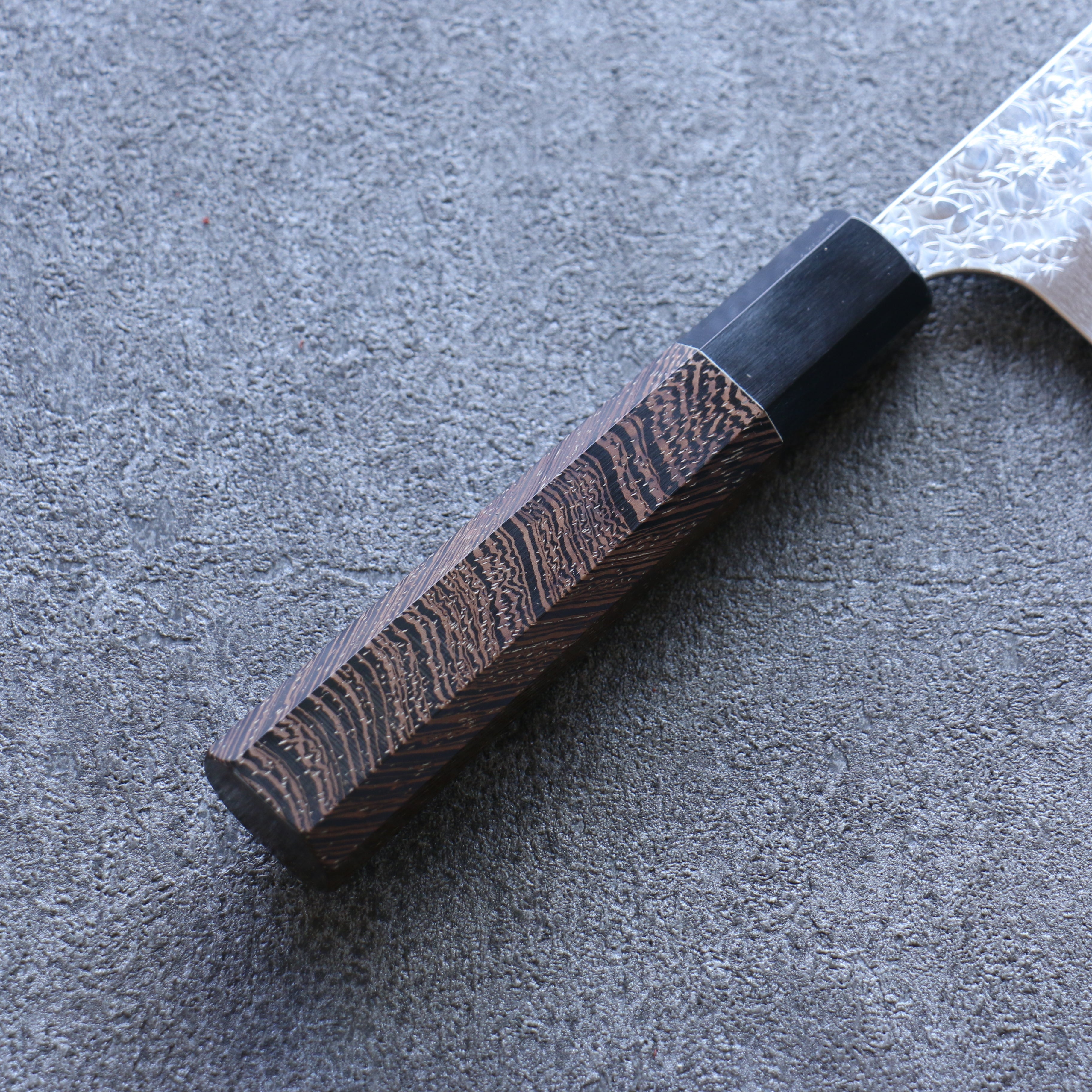 Yoshimi Kato Minamo SG2 Hammered Bunka 170mm Wenge Handle - Seisuke Knife