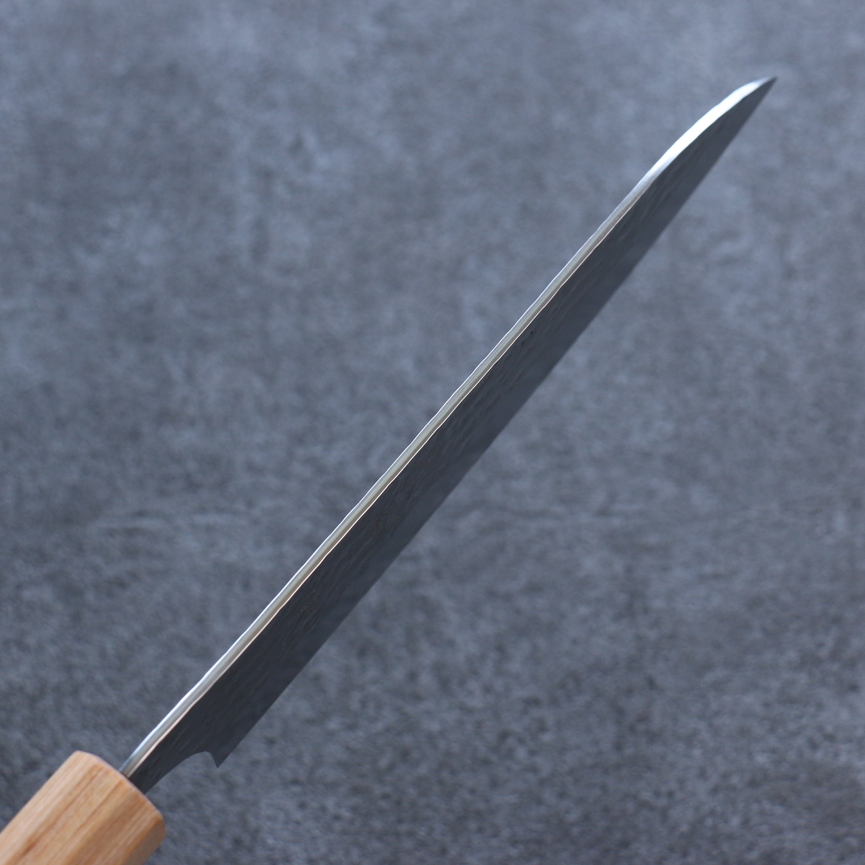 Yu Kurosaki Senko Ei SG2 Hammered Santoku 165mm Shitan Handle - Seisuke Knife