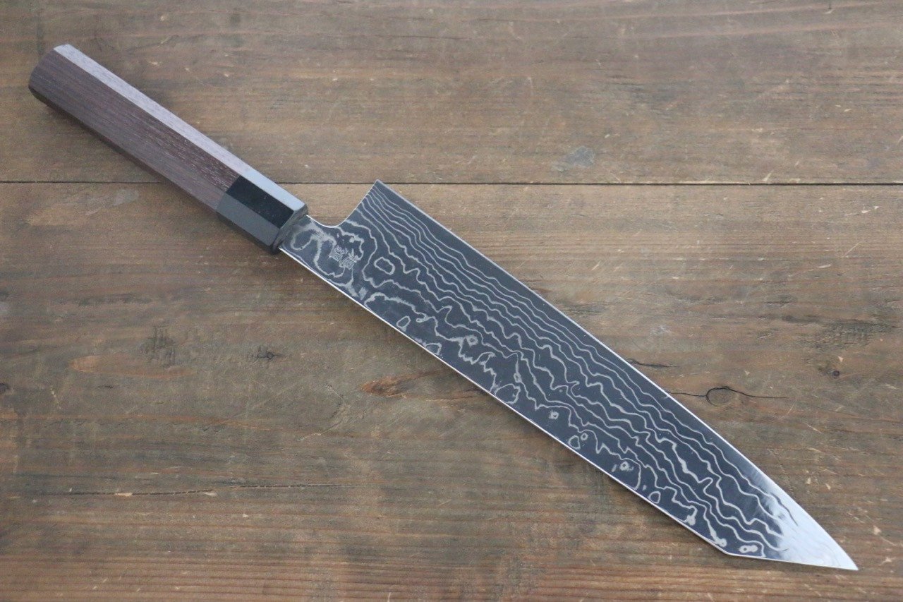 Sukenari ZDP189 Damascus Kiritsuke Gyuto 270mm Shitan Handle - Seisuke Knife