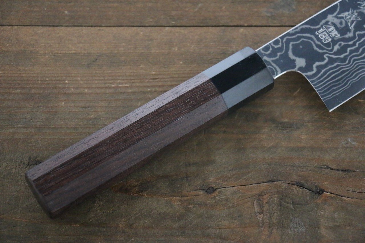 Sukenari ZDP189 Damascus Kiritsuke Gyuto 270mm Shitan Handle - Seisuke Knife