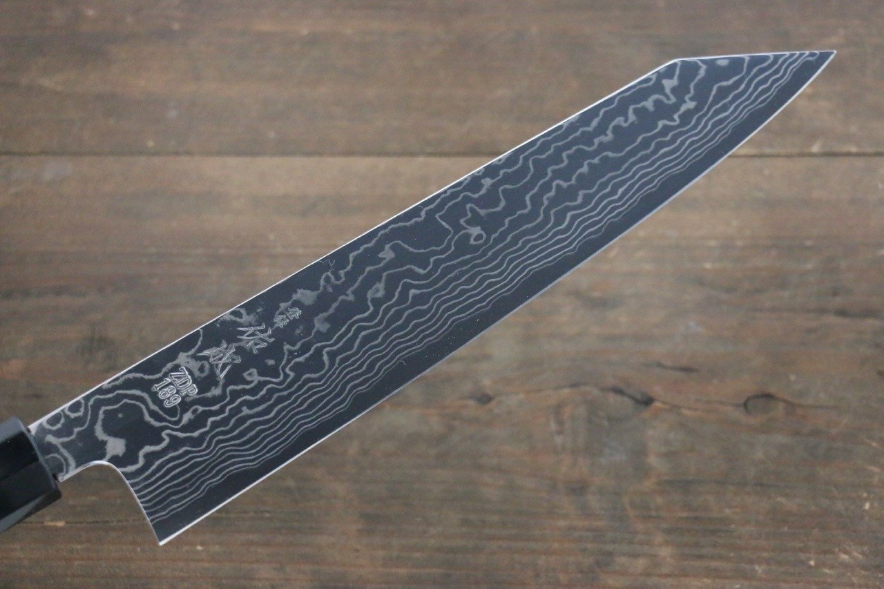 Sukenari ZDP189 Damascus Kiritsuke Gyuto 270mm Shitan Handle - Seisuke Knife