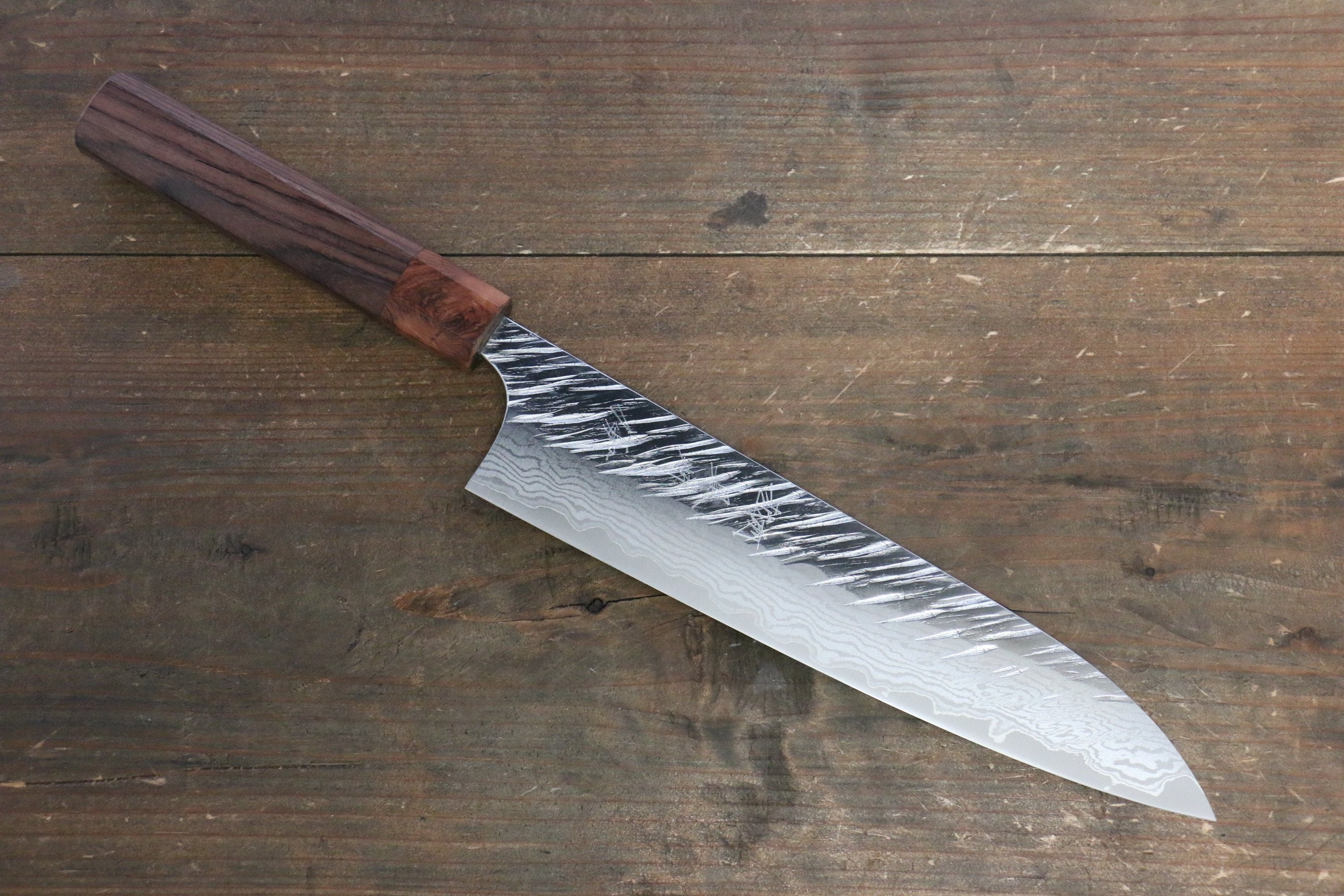 Yu Kurosaki Fujin VG10 Hammered Gyuto 210mm - Seisuke Knife