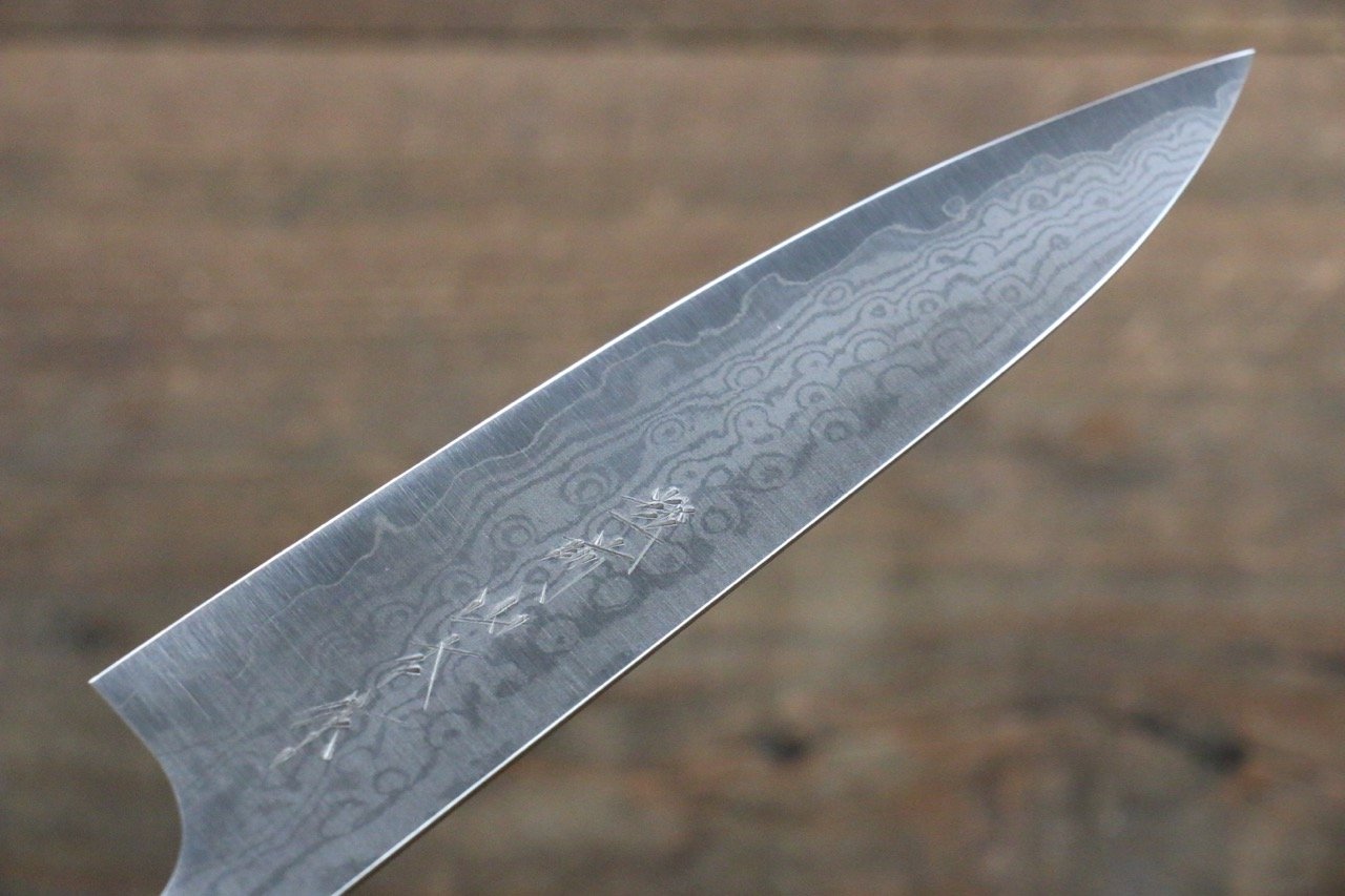 Nao Yamamoto VG10 Damascus Petty-Utility 130mm Shitan Handle - Seisuke Knife