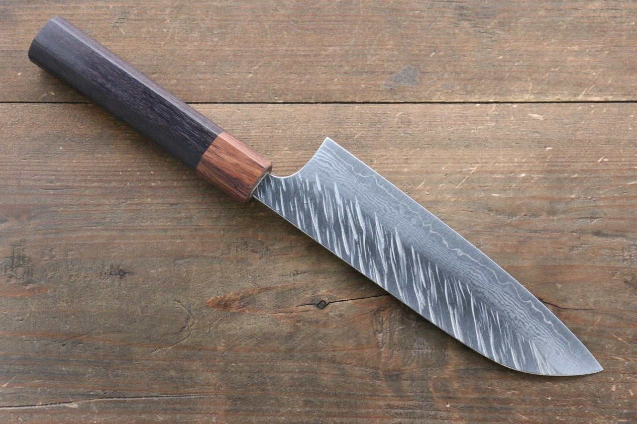 Yu Kurosaki Fujin VG10 Hammered Santoku 165mm - Seisuke Knife