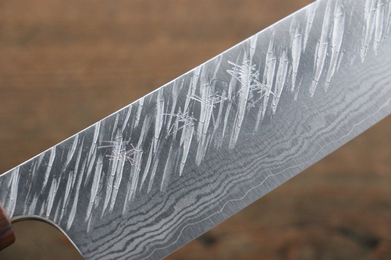 Yu Kurosaki Fujin VG10 Hammered Santoku 165mm - Seisuke Knife