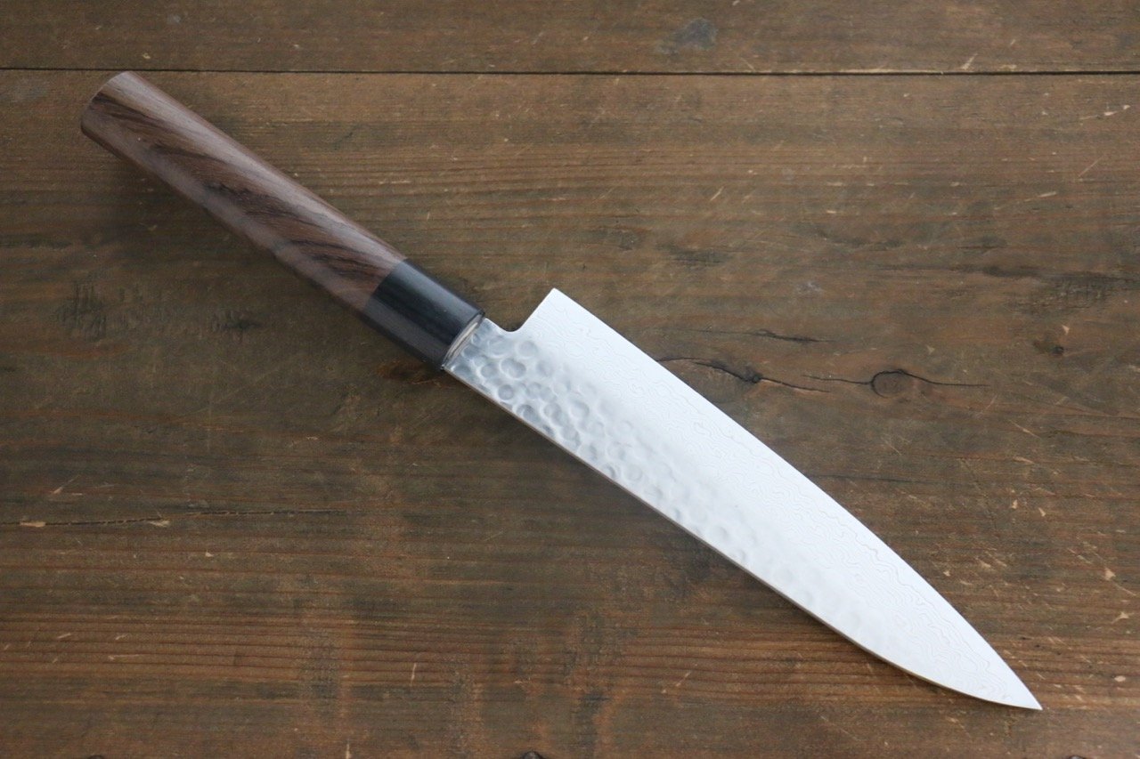 Sakai Takayuki AUS10 45 Layer Damascus Gyuto 180mm with Shitan Handle - Seisuke Knife