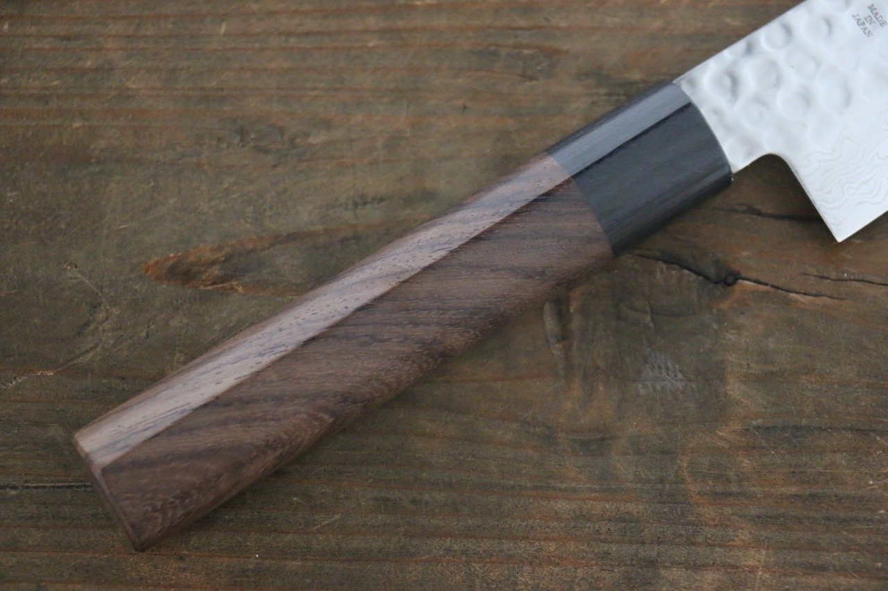 Sakai Takayuki AUS10 45 Layer Damascus Gyuto 180mm with Shitan Handle - Seisuke Knife