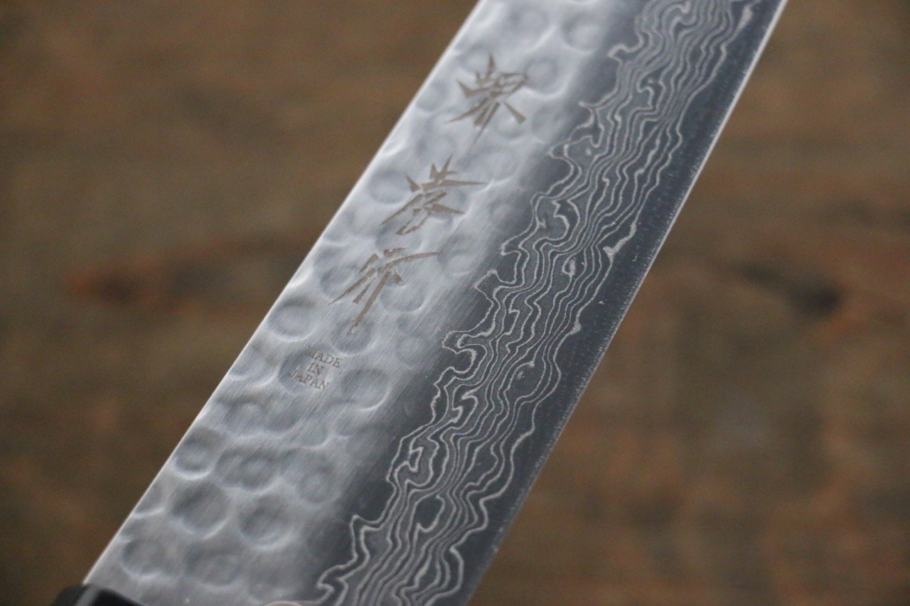 Sakai Takayuki AUS10 45 Layer Damascus Gyuto 180mm with Shitan Handle - Seisuke Knife