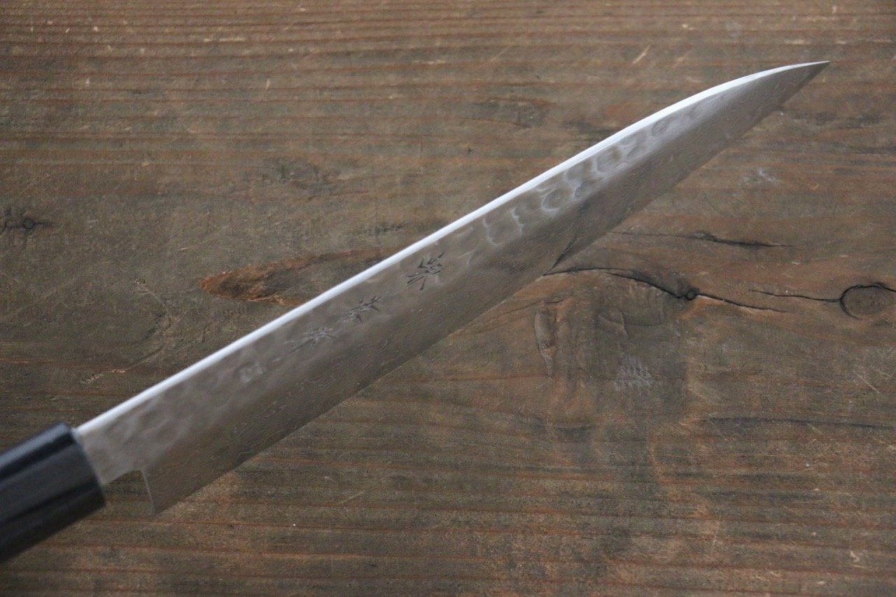 Sakai Takayuki AUS10 45 Layer Damascus Gyuto 180mm with Shitan Handle - Seisuke Knife