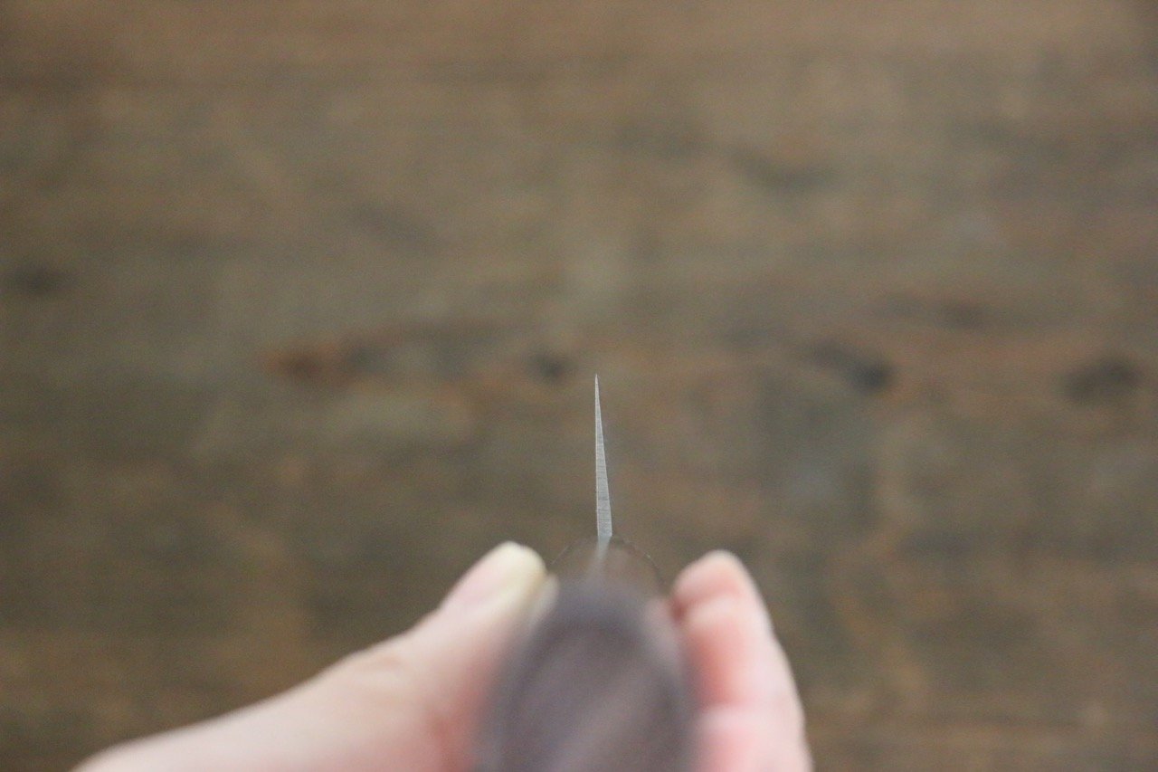 Sakai Takayuki AUS10 45 Layer Damascus Gyuto 180mm with Shitan Handle - Seisuke Knife