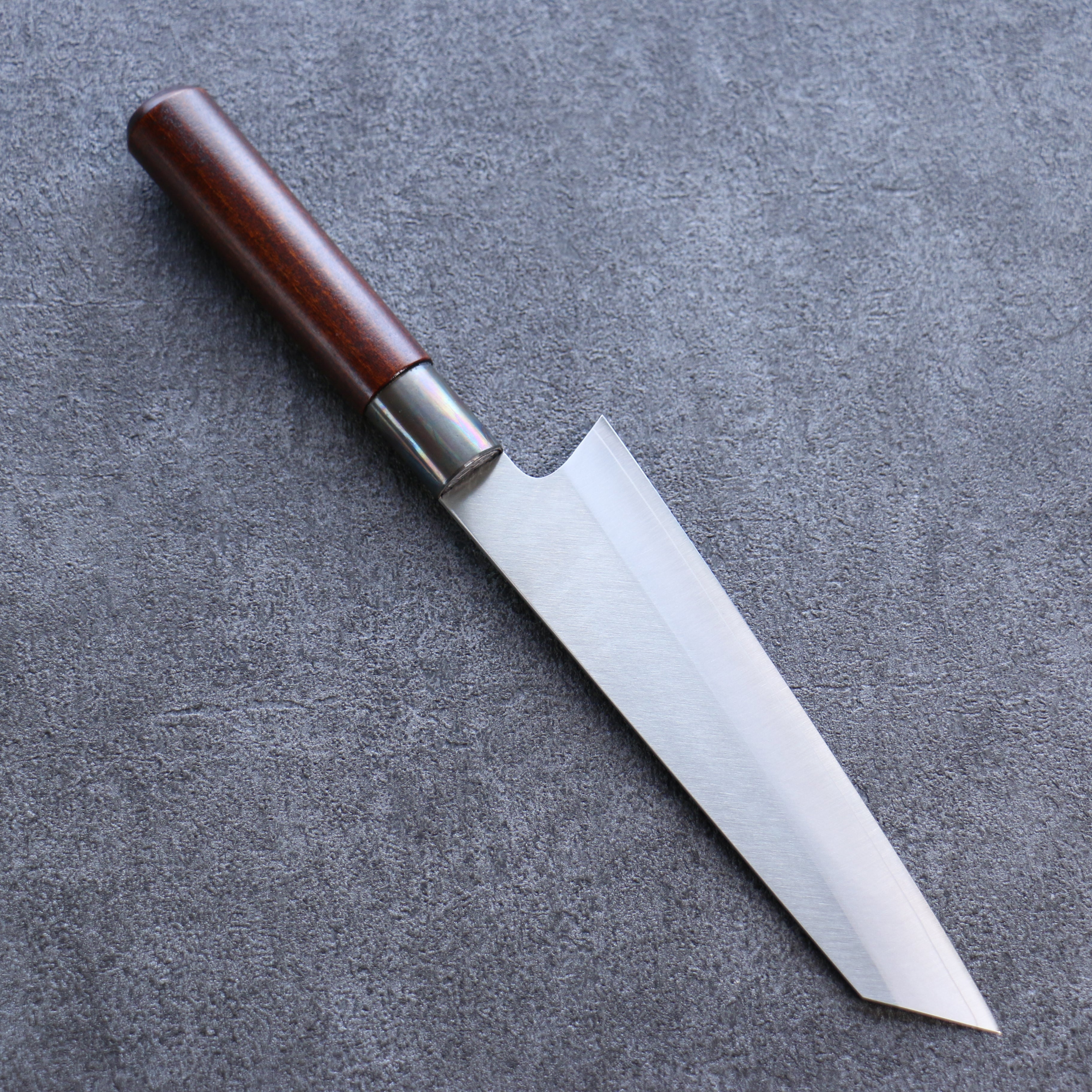 Misuzu VG10 Kasumitogi Bunka 180mm Brown Lacquered Handle V99-BJ - Seisuke Knife