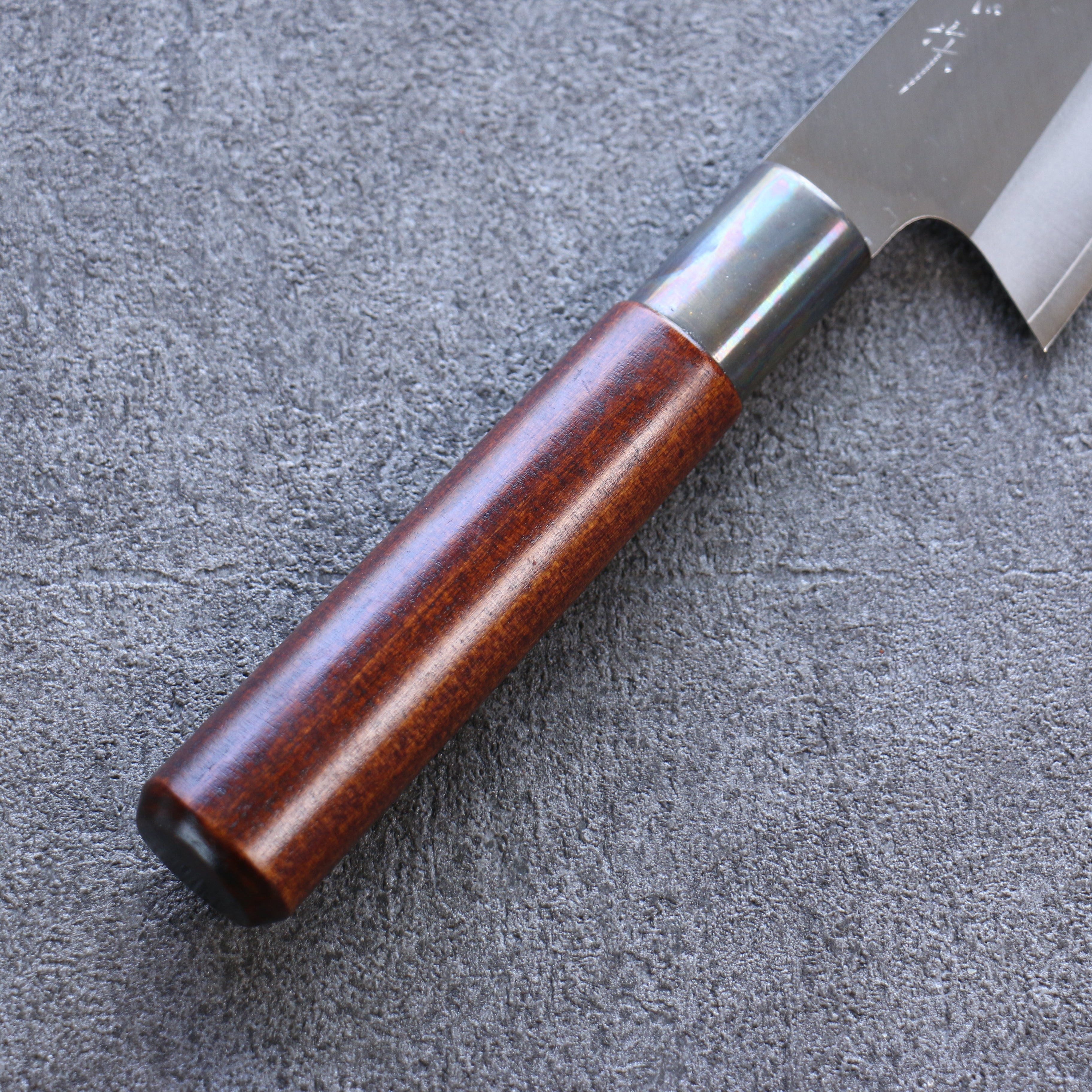 Misuzu VG10 Kasumitogi Bunka 180mm Brown Lacquered Handle V99-BJ - Seisuke Knife