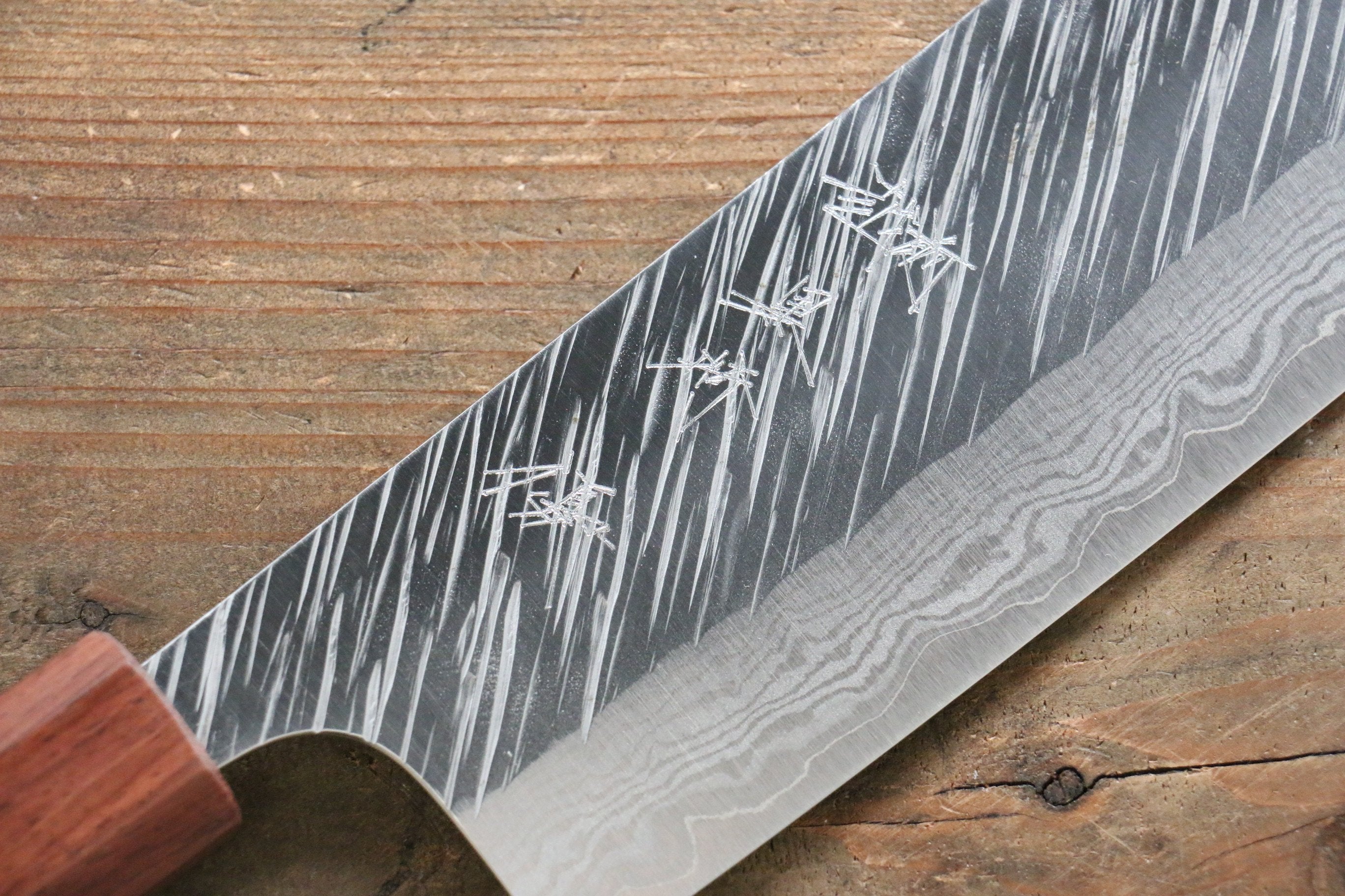 Yu Kurosaki Fujin VG10 Hammered Damascus Nakiri 165mm - Seisuke Knife